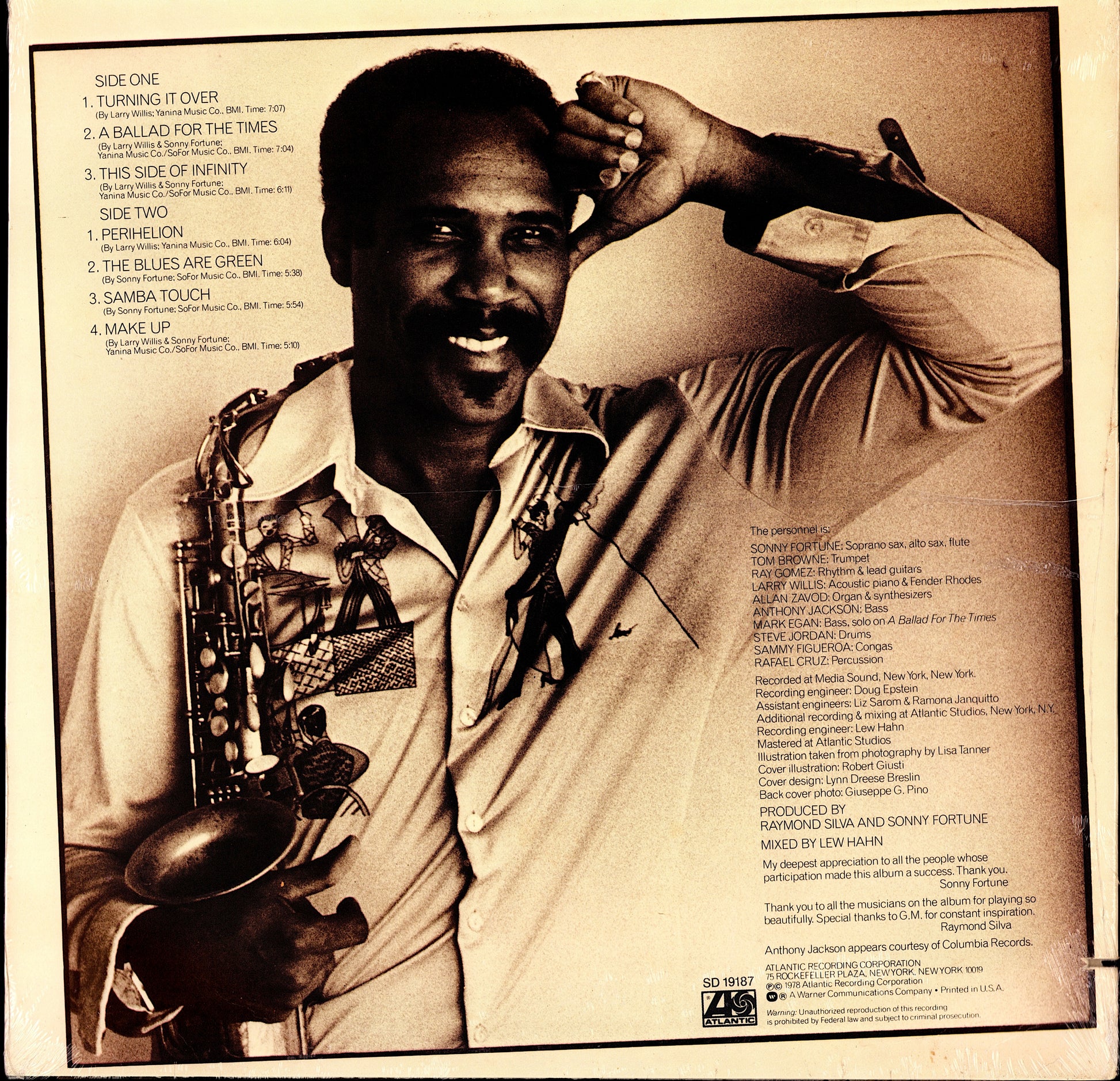 Sonny Fortune – Infinity Is Vinyl LP Still Sealed