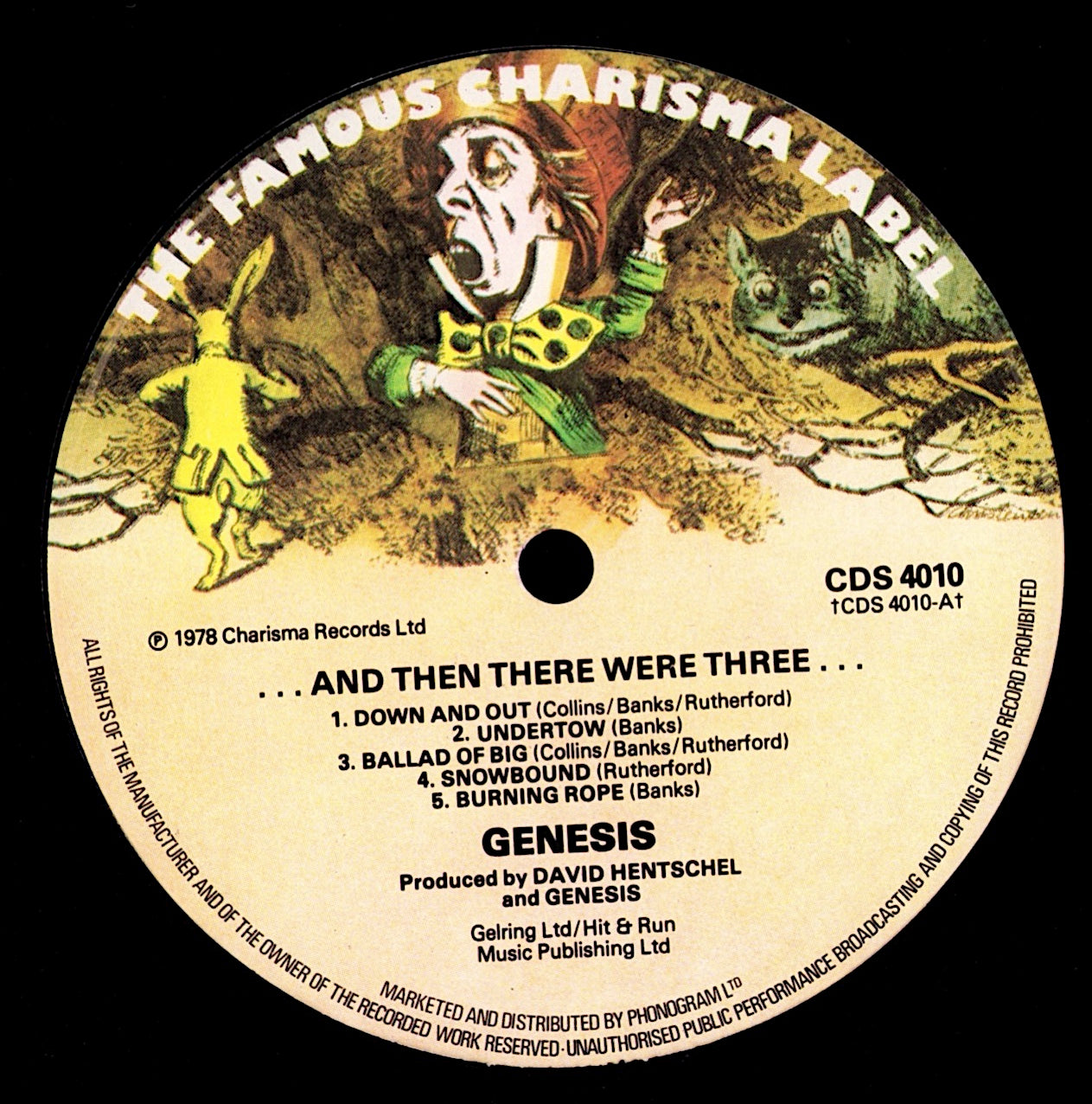 Genesis - ... And Then There Were Three... Vinyl LP