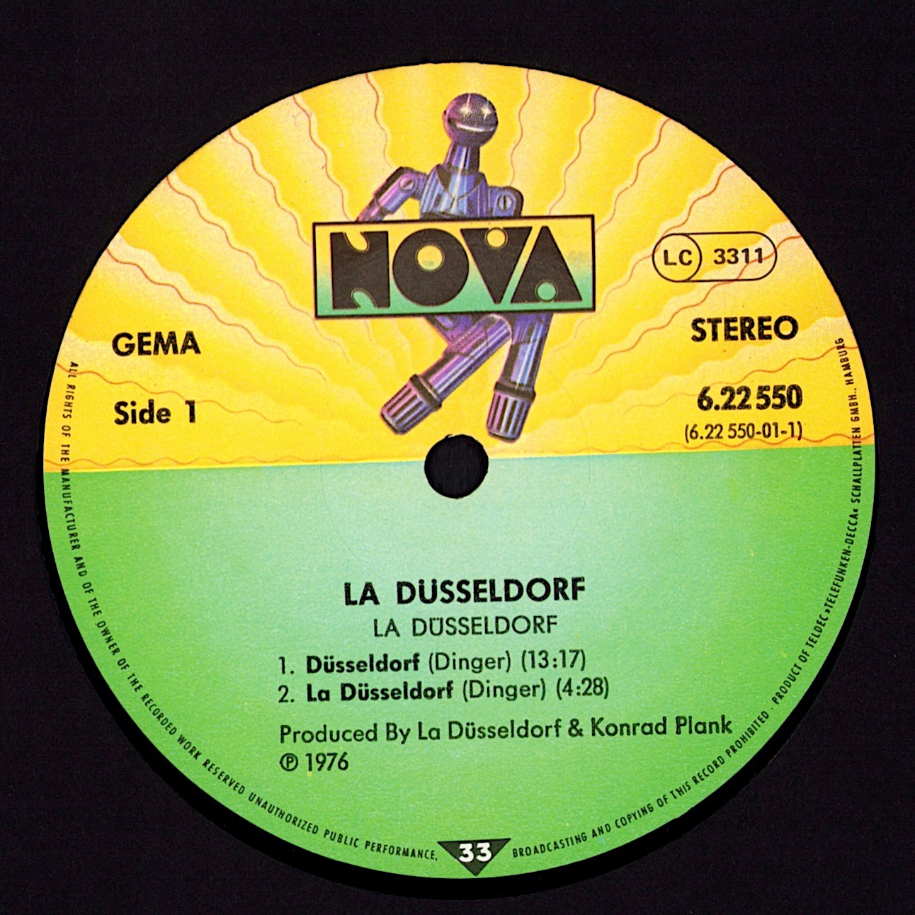 La Düsseldorf ‎- La Düsseldorf Vinyl LP Kopie