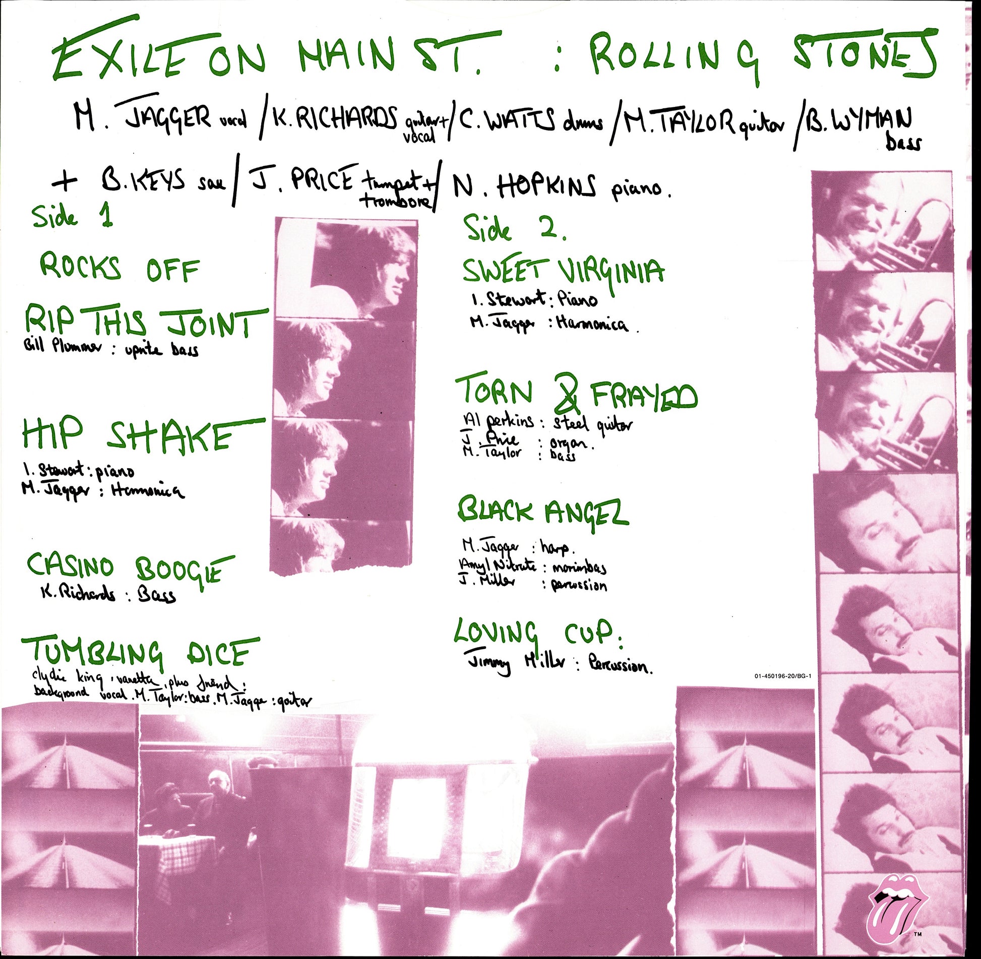 Rolling Stones - Exile On Main St Vinyl 2LP
