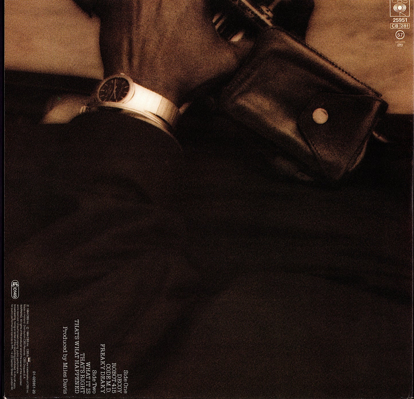 Miles Davis - You're Under Arrest Vinyl LP Kopie