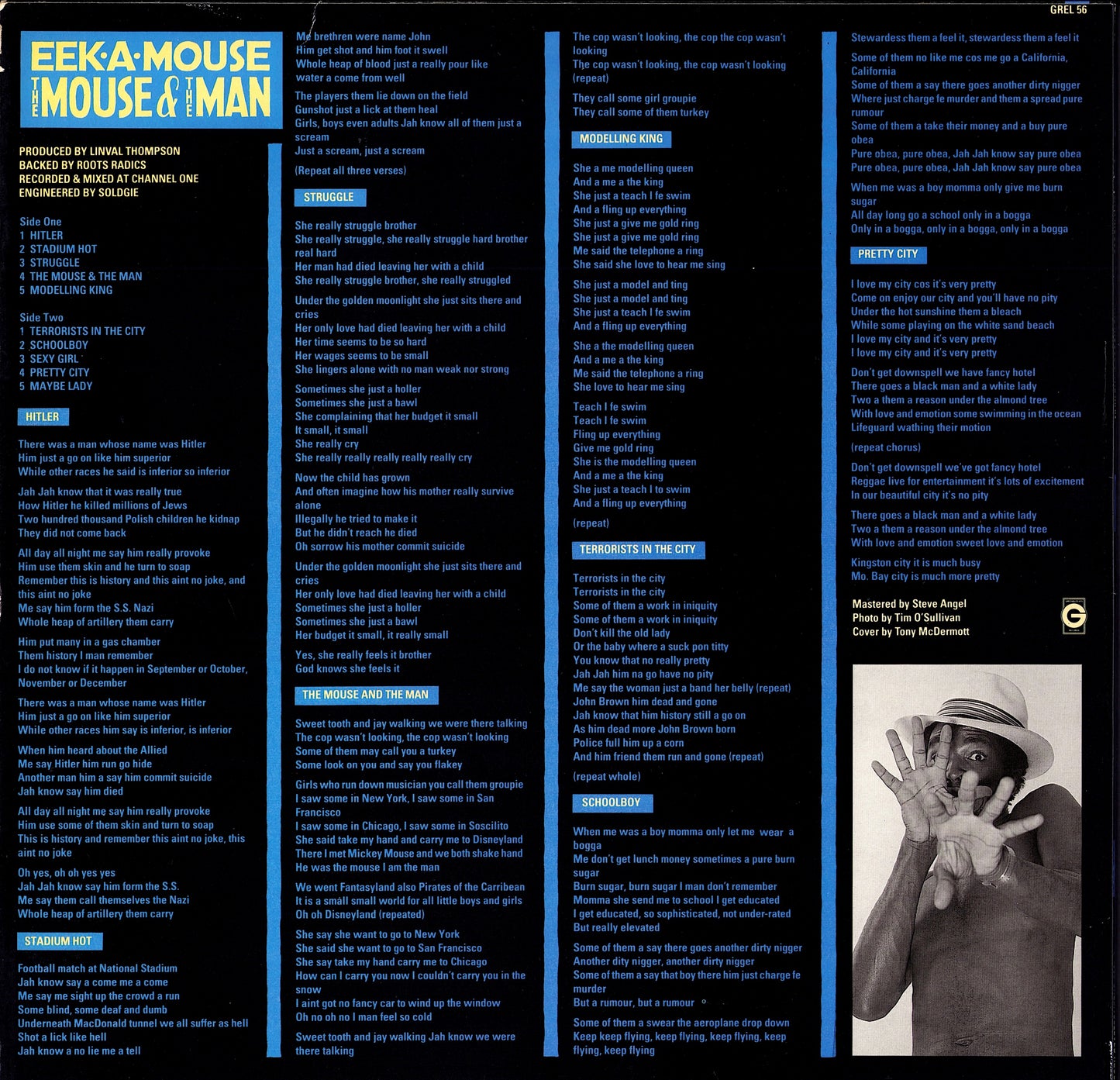 Eek-A-Mouse ‎- The Mouse & The Man Vinyl LP