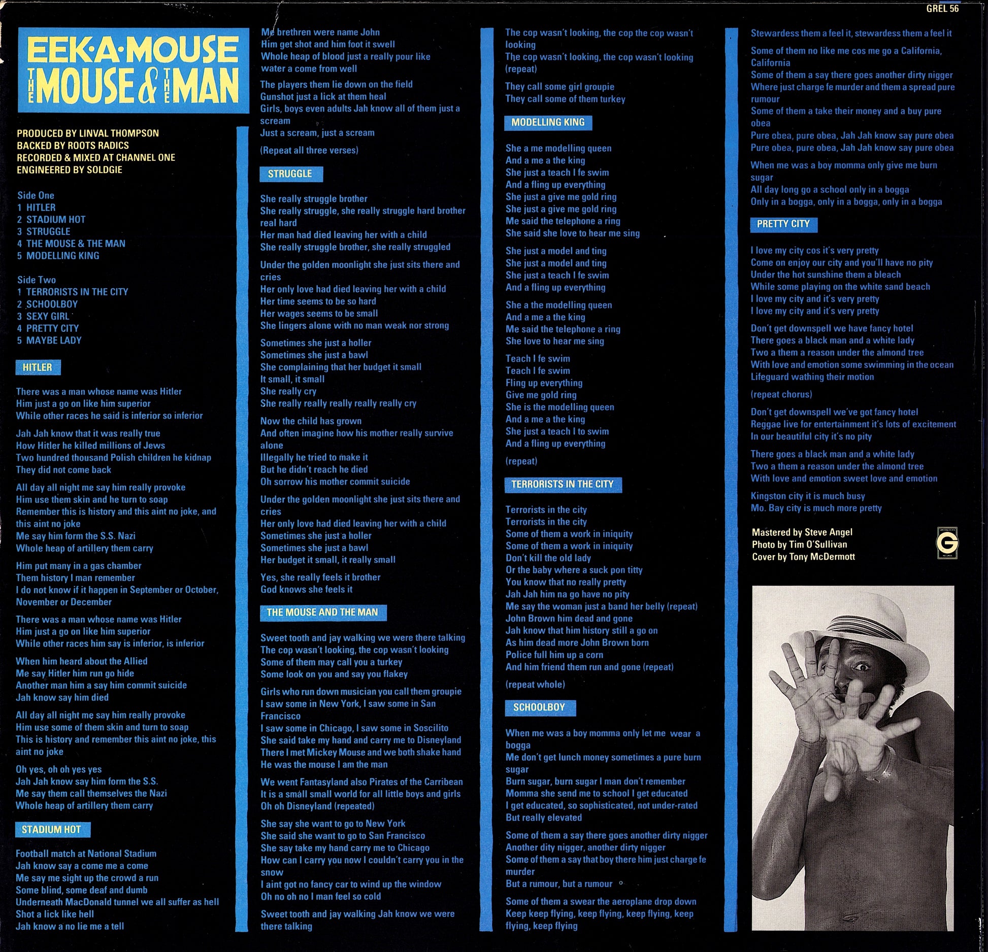 Eek-A-Mouse ‎- The Mouse & The Man Vinyl LP