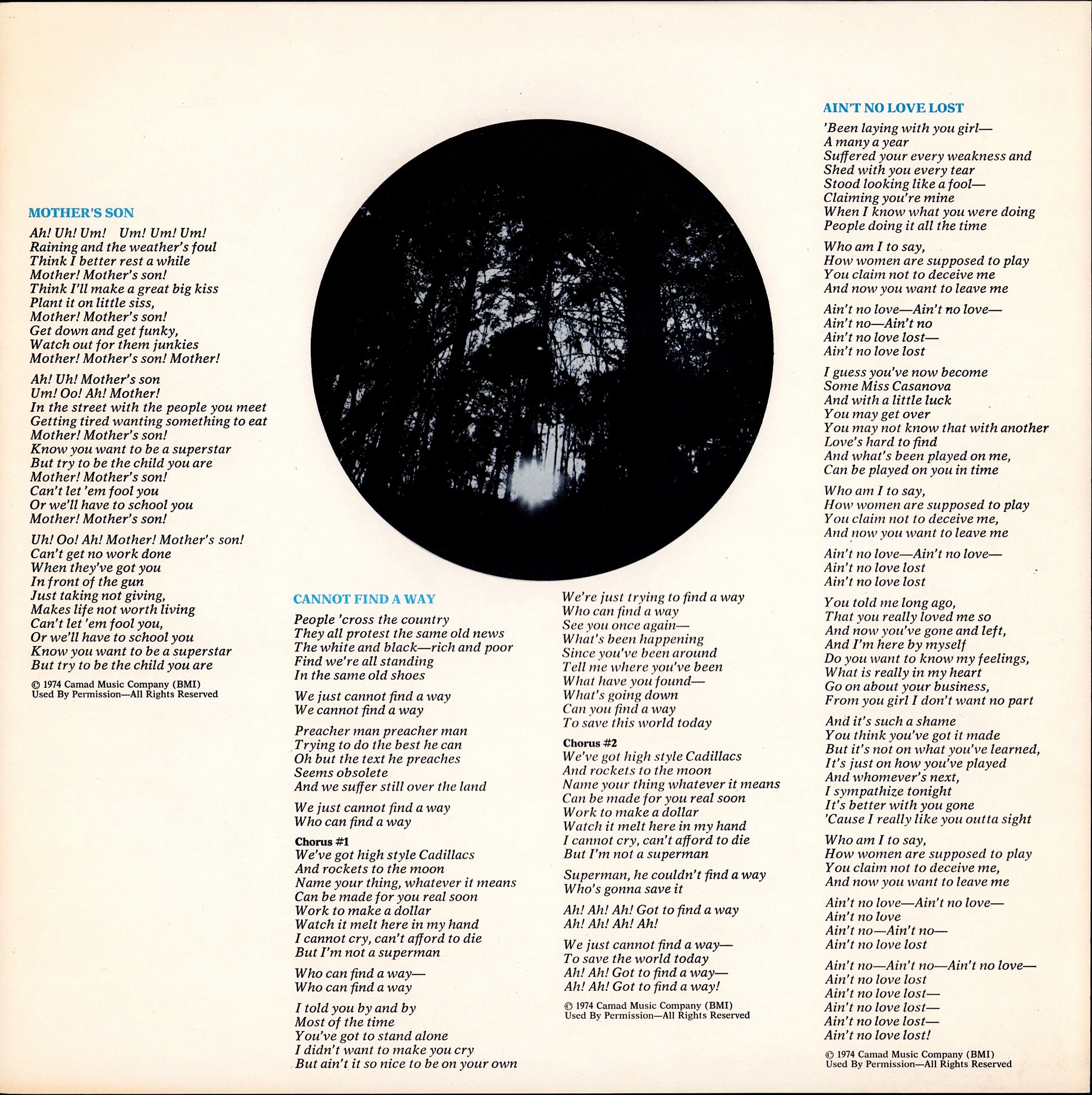 Curtis Mayfield – Short Eyes - The Original Picture Soundtrack Vinyl LP Kopie