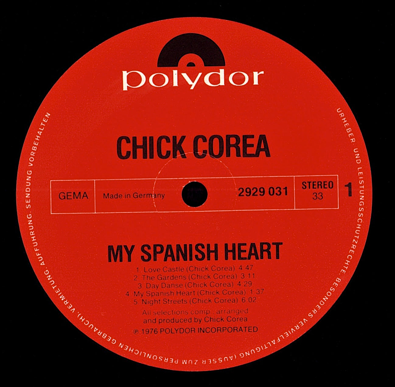 Chick Corea ‎- My Spanish Heart Vinyl 2LP Kopie