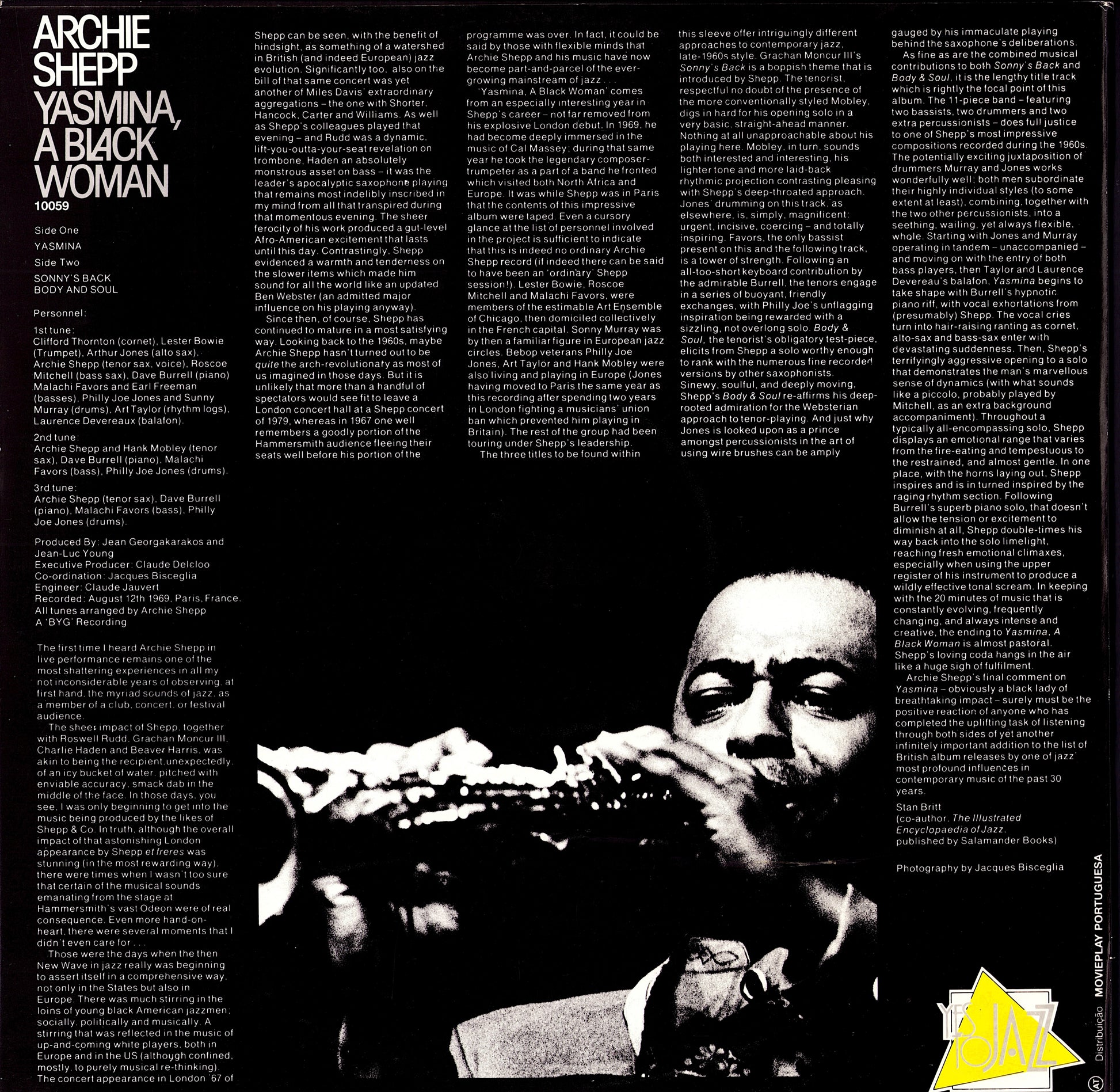 Archie Shepp – I Know About The Life Vinyl LP Kopie