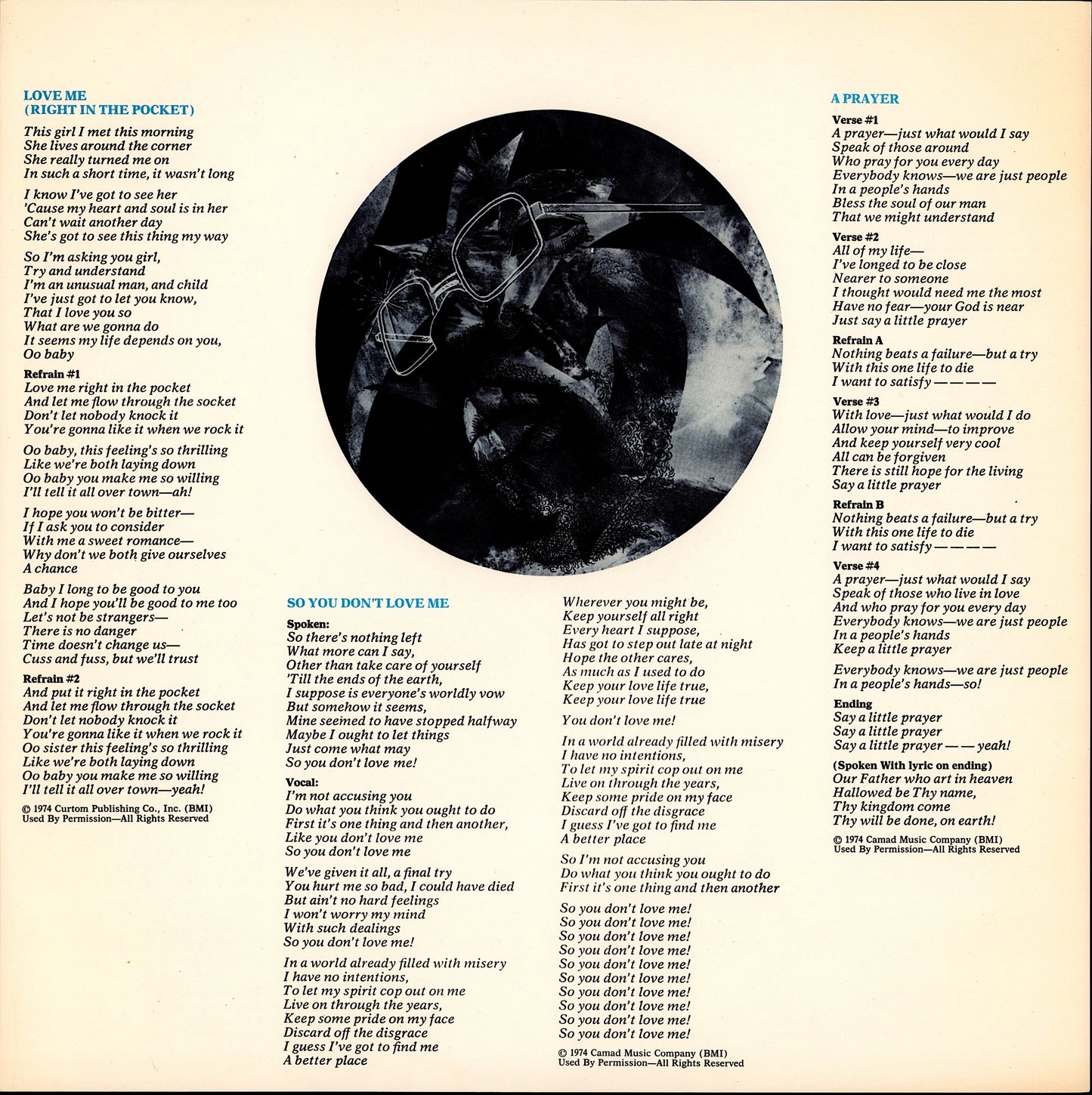 Curtis Mayfield – Short Eyes - The Original Picture Soundtrack Vinyl LP Kopie