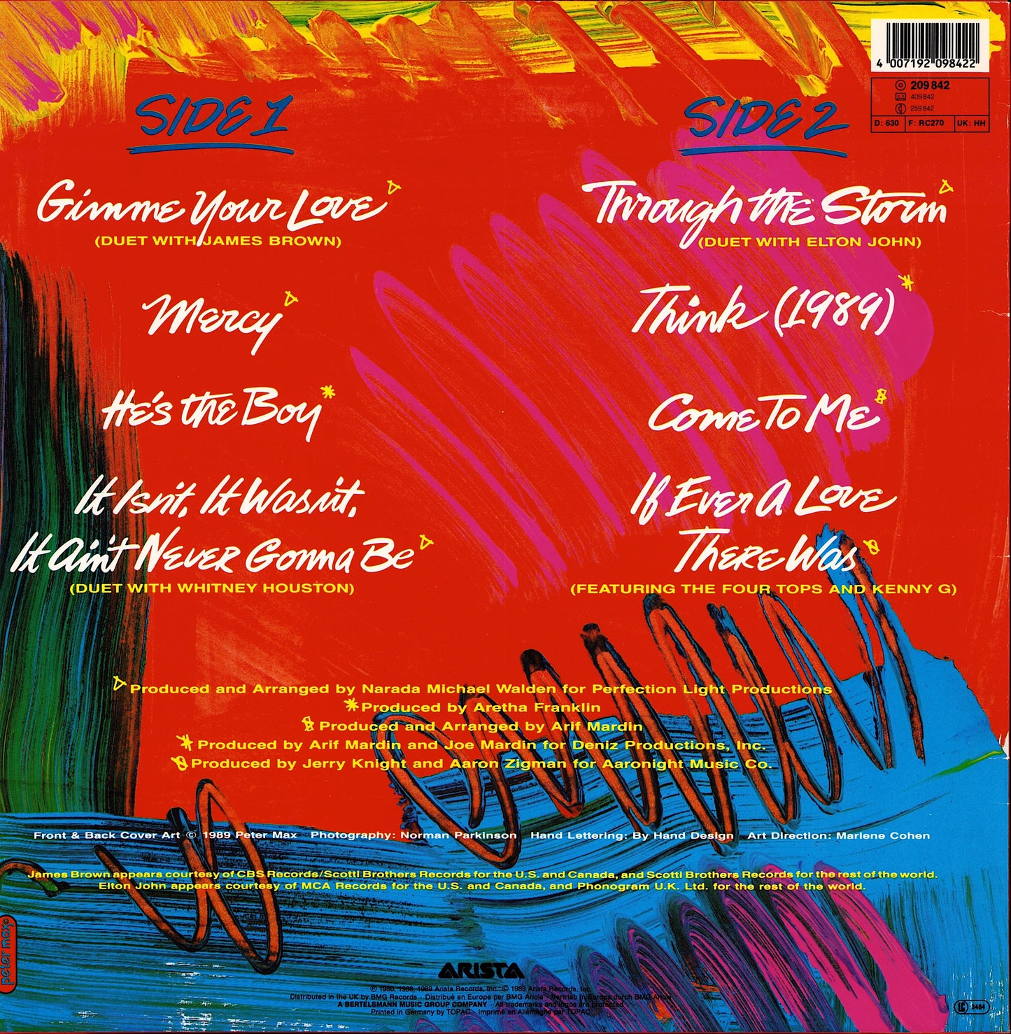 Aretha Franklin – Through The Storm Vinyl LP