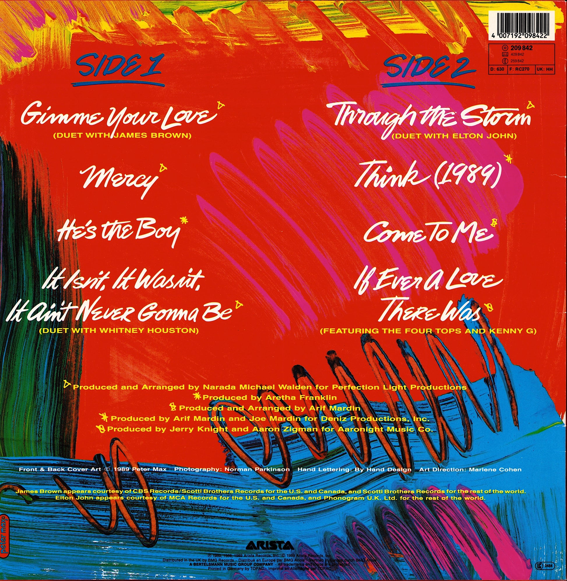 Aretha Franklin – Through The Storm Vinyl LP