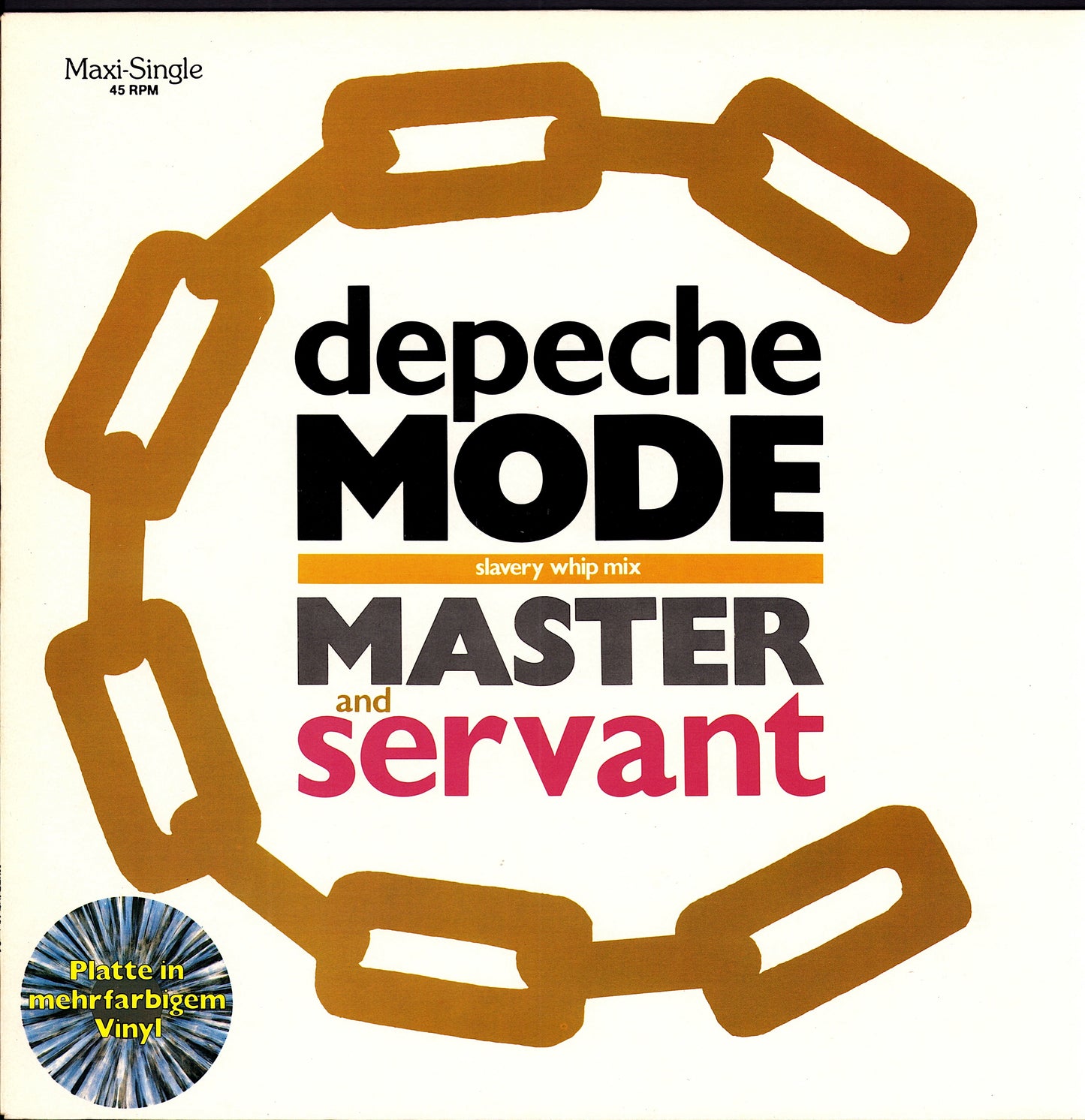 Depeche Mode - Master And Servant (Slavery Whip Mix) (12" Maxi | Grey Marbled Vinyl | DE Original | 1984)