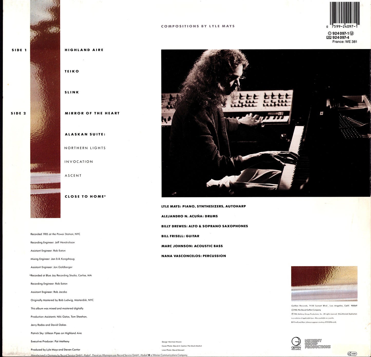 Pat Metheny Group – Still Life Talking Vinyl LP Kopie