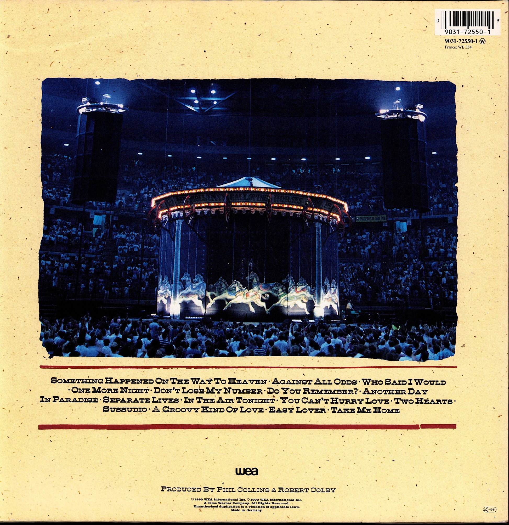 Phil Collins – Serious Hits...Live! Vinyl 2LP