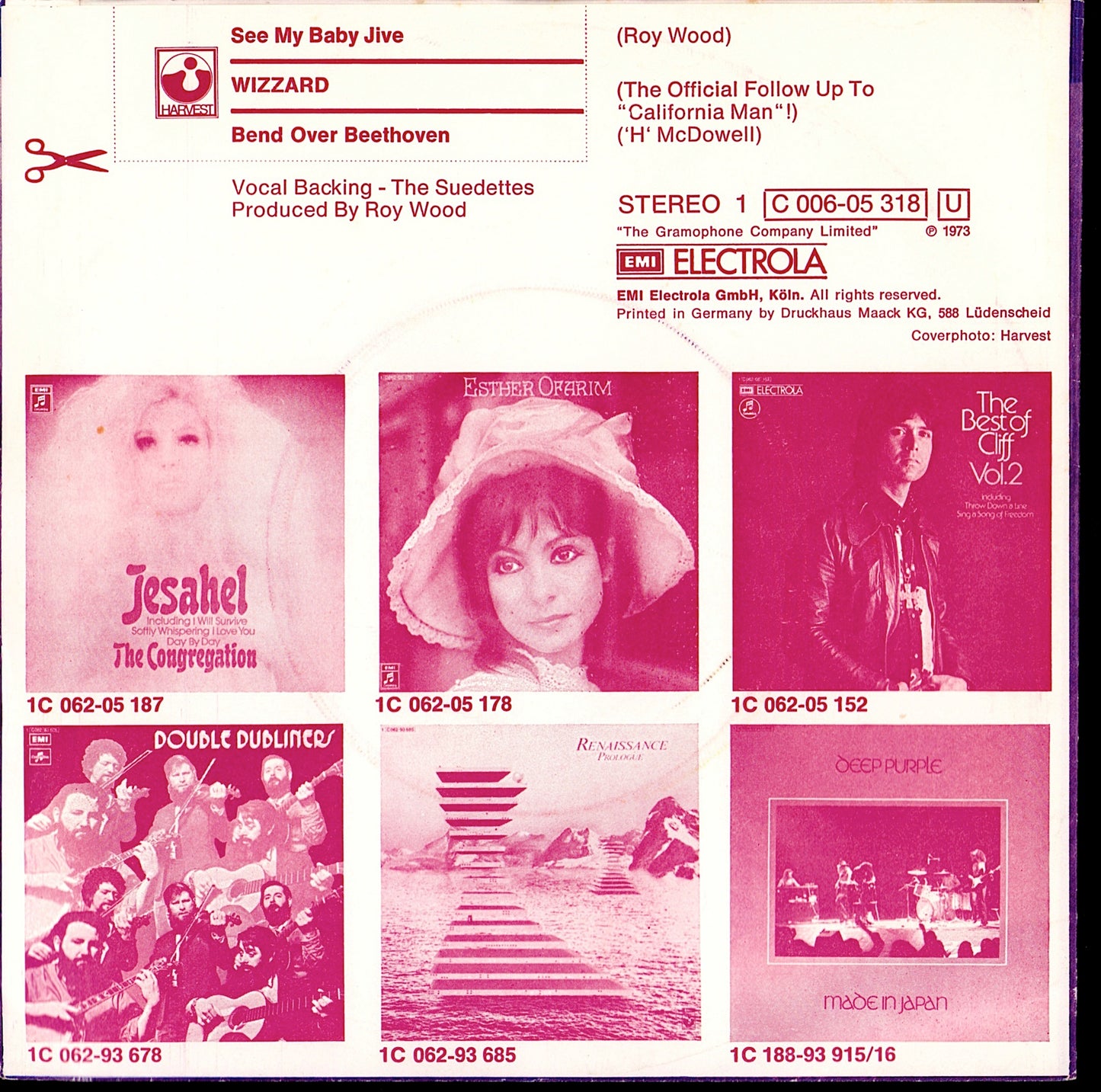 Wizzard - See My Baby Jive 7" Vinyl Single