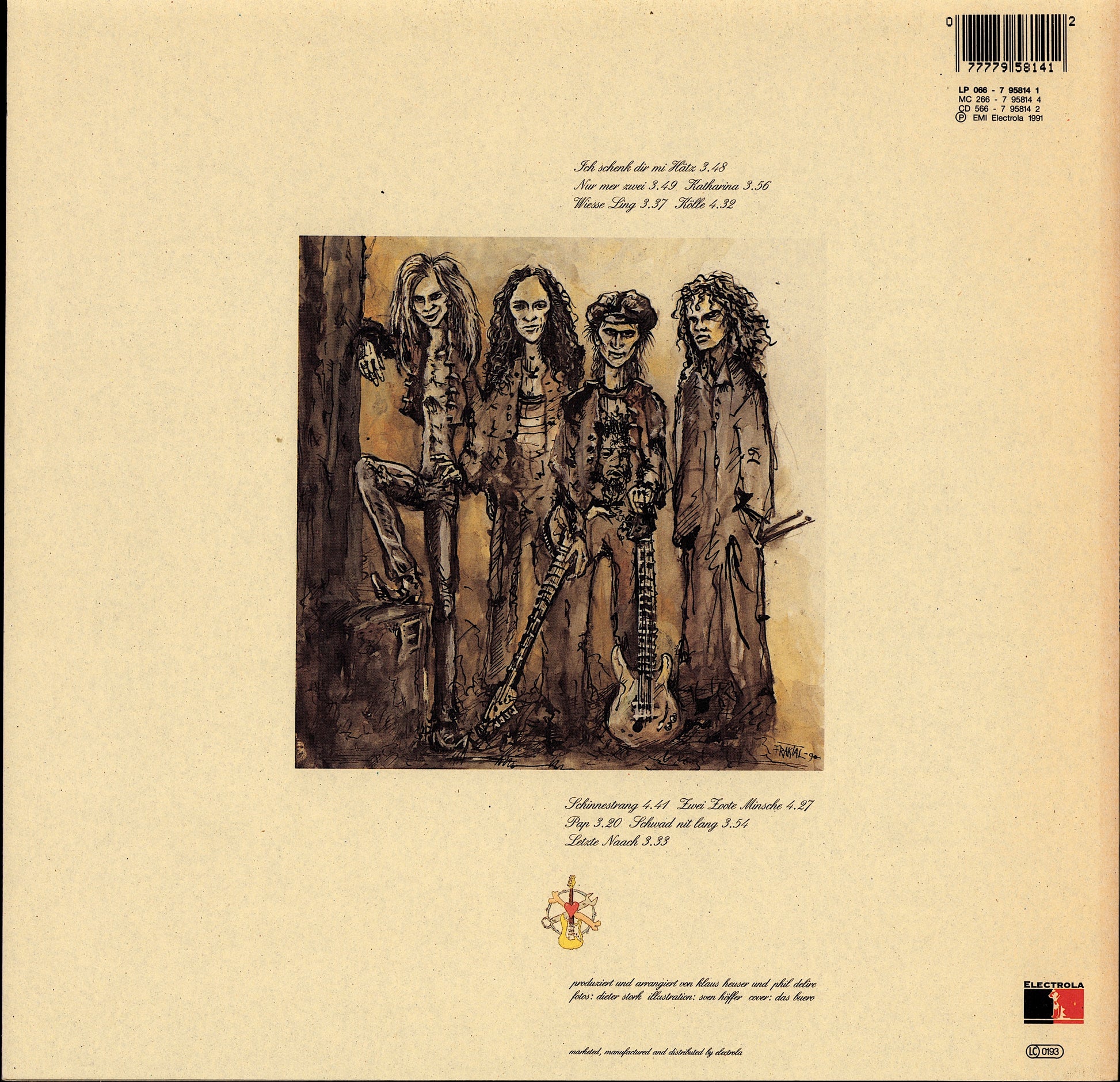 Udo Lindenberg - Panische Zeiten Vinyl LP Kopie Kopie