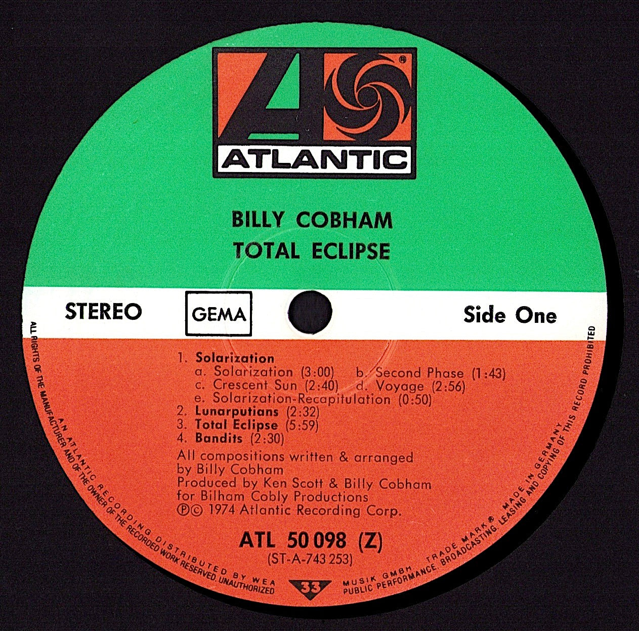 Billy Cobham ‎- A Funky Thide Of Sings Vinyl LP Kopie Kopie