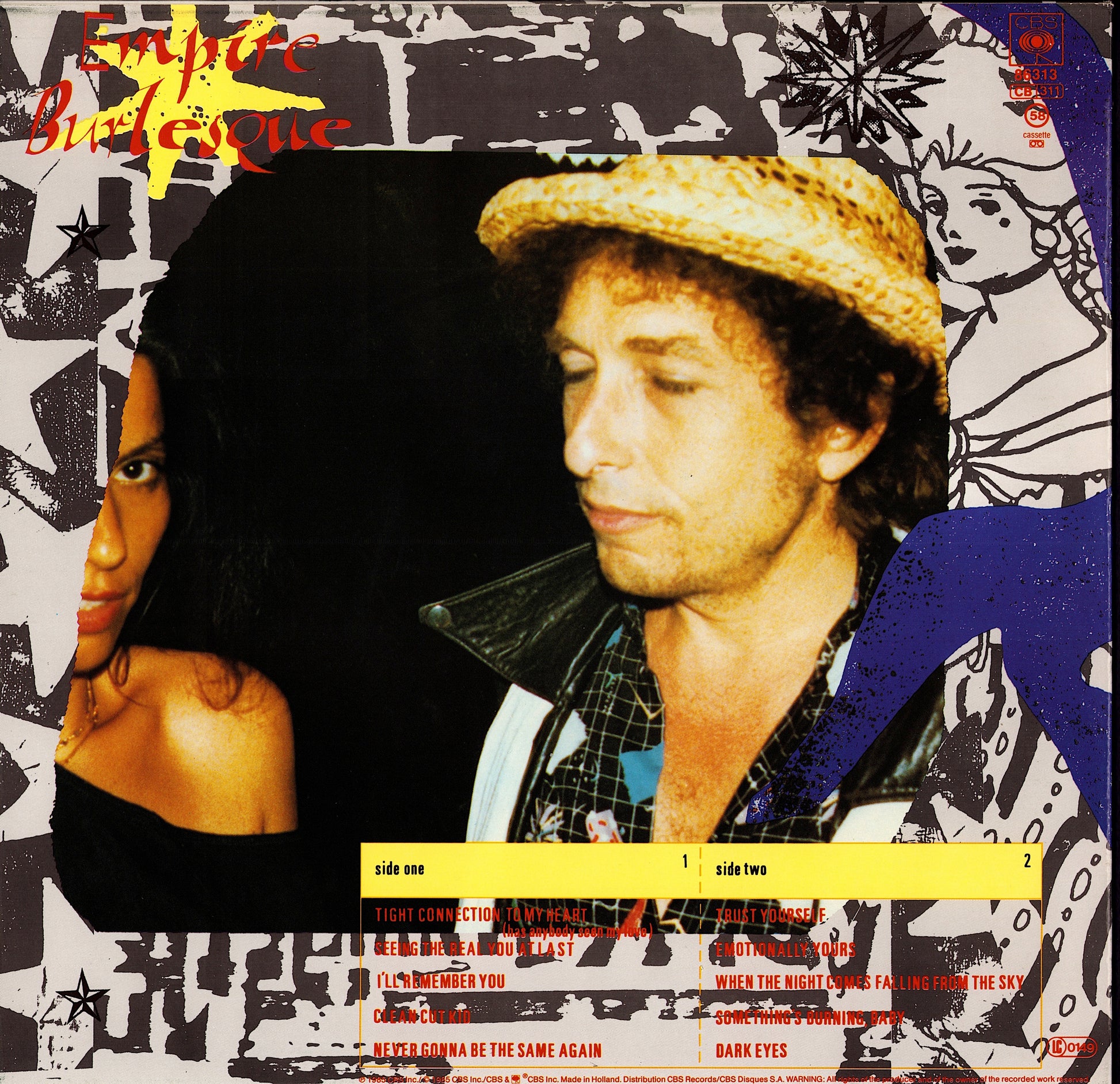Bob Dylan ‎- Empire Burlesque Vinyl LP