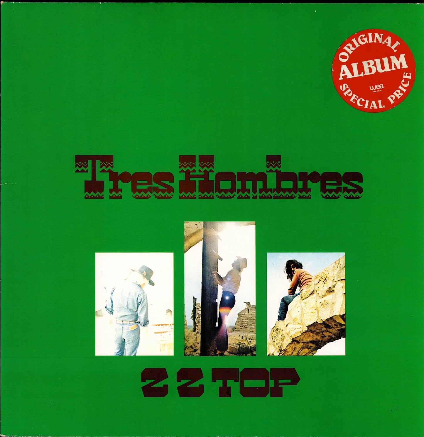 ZZ Top ‎- Tres Hombres Vinyl LP