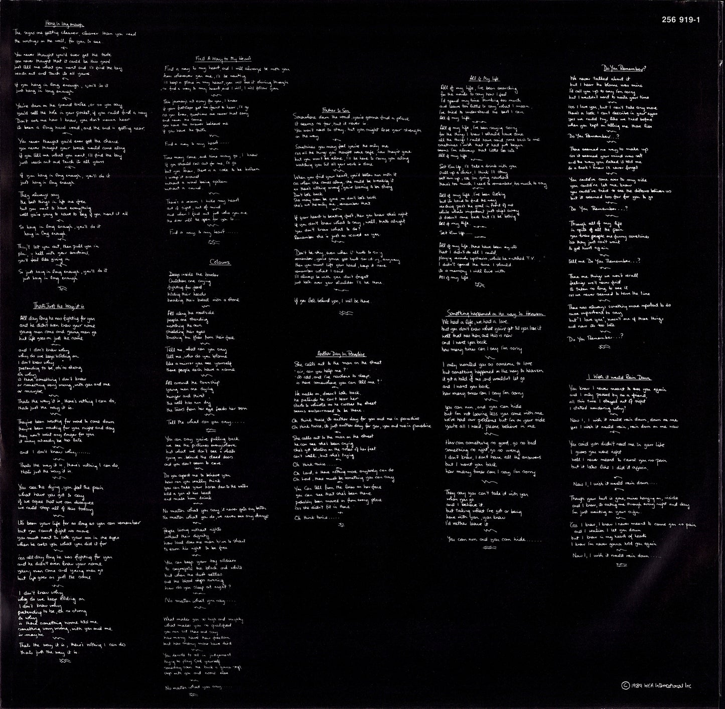 Phil Collins ‎- ...But Seriously Vinyl LP