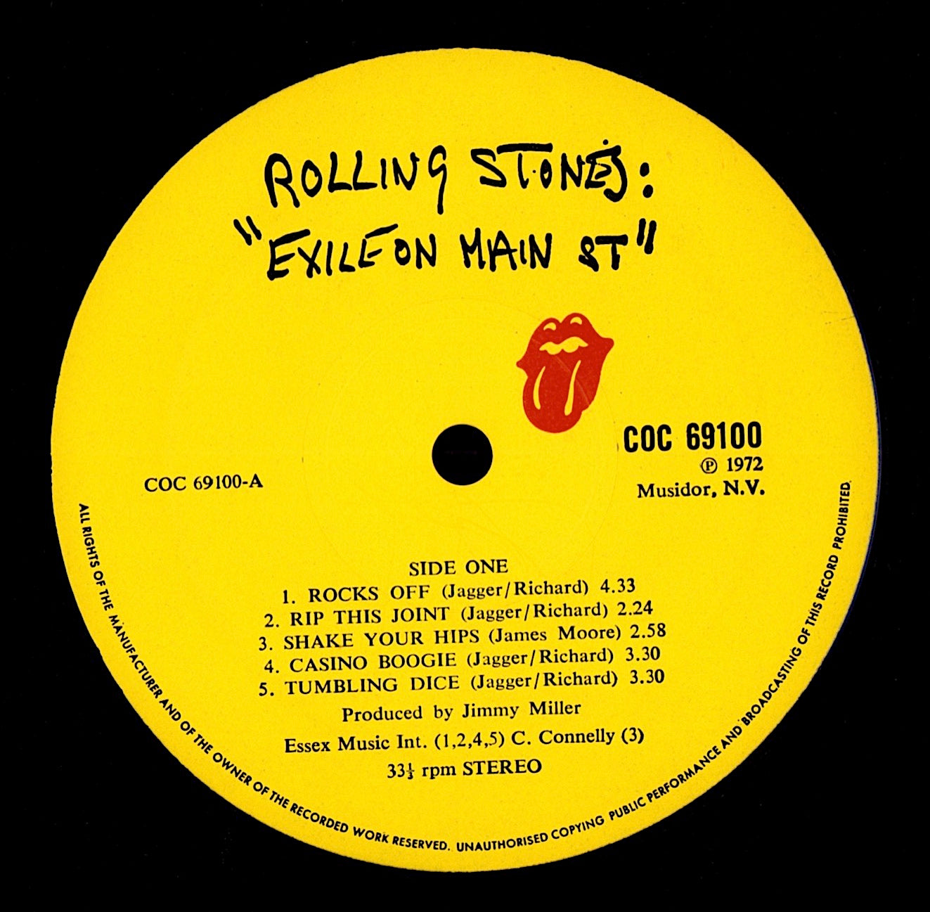 Rolling Stones - Exile On Main St. Vinyl 2LP
