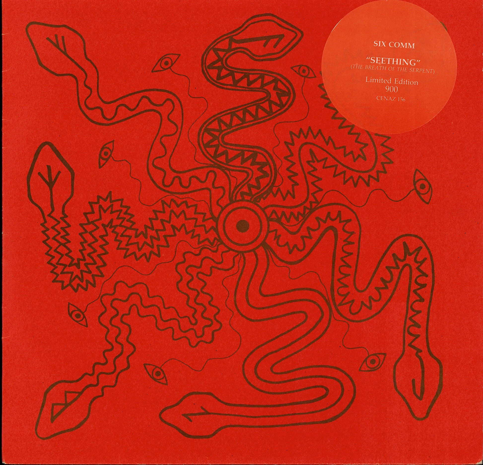 Six Comm – Seething The Breath Of The Serpent Vinyl LP