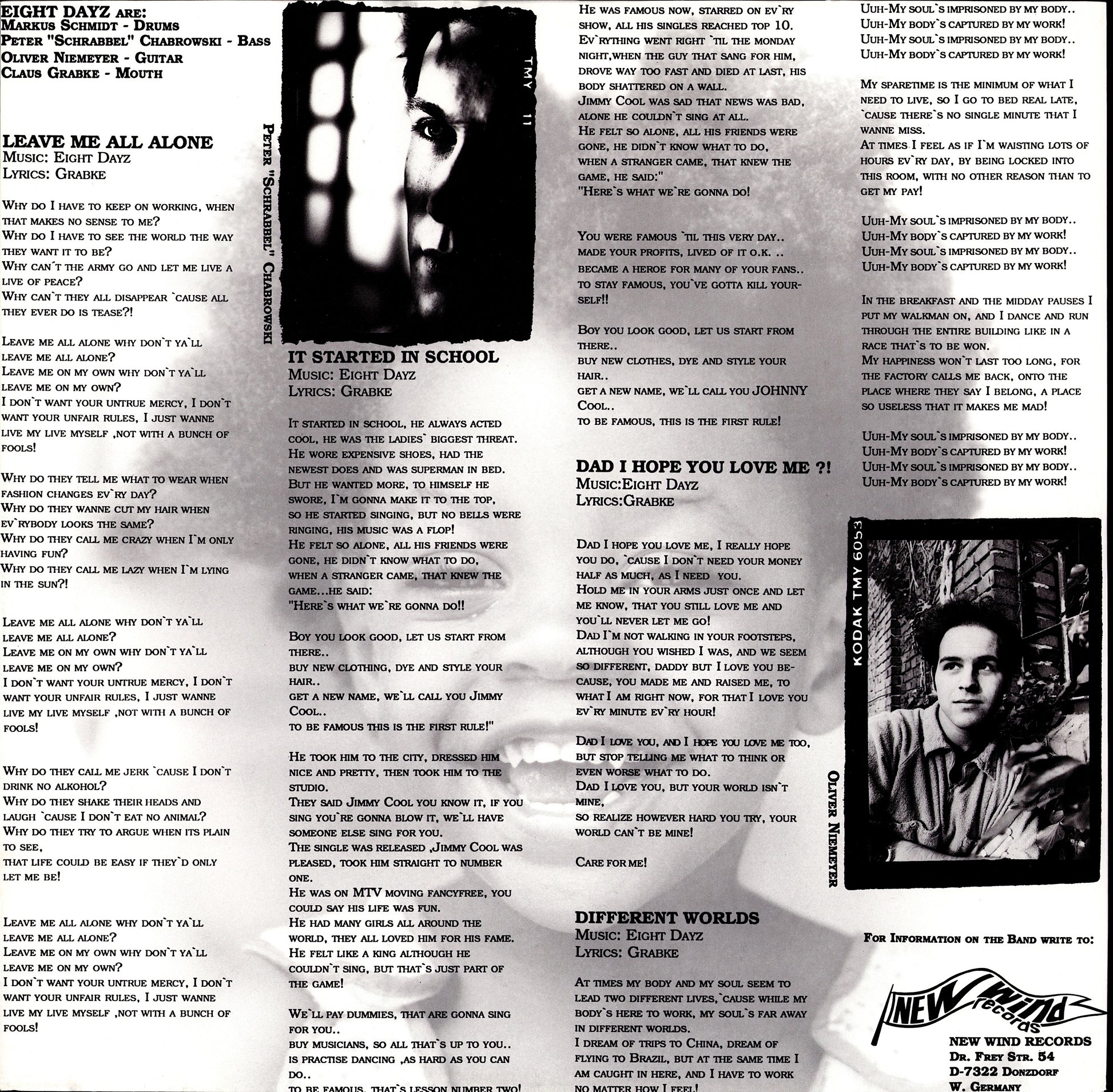 Eight Dayz – Ev’ry Day Is Like A New Beginning! White Vinyl LP