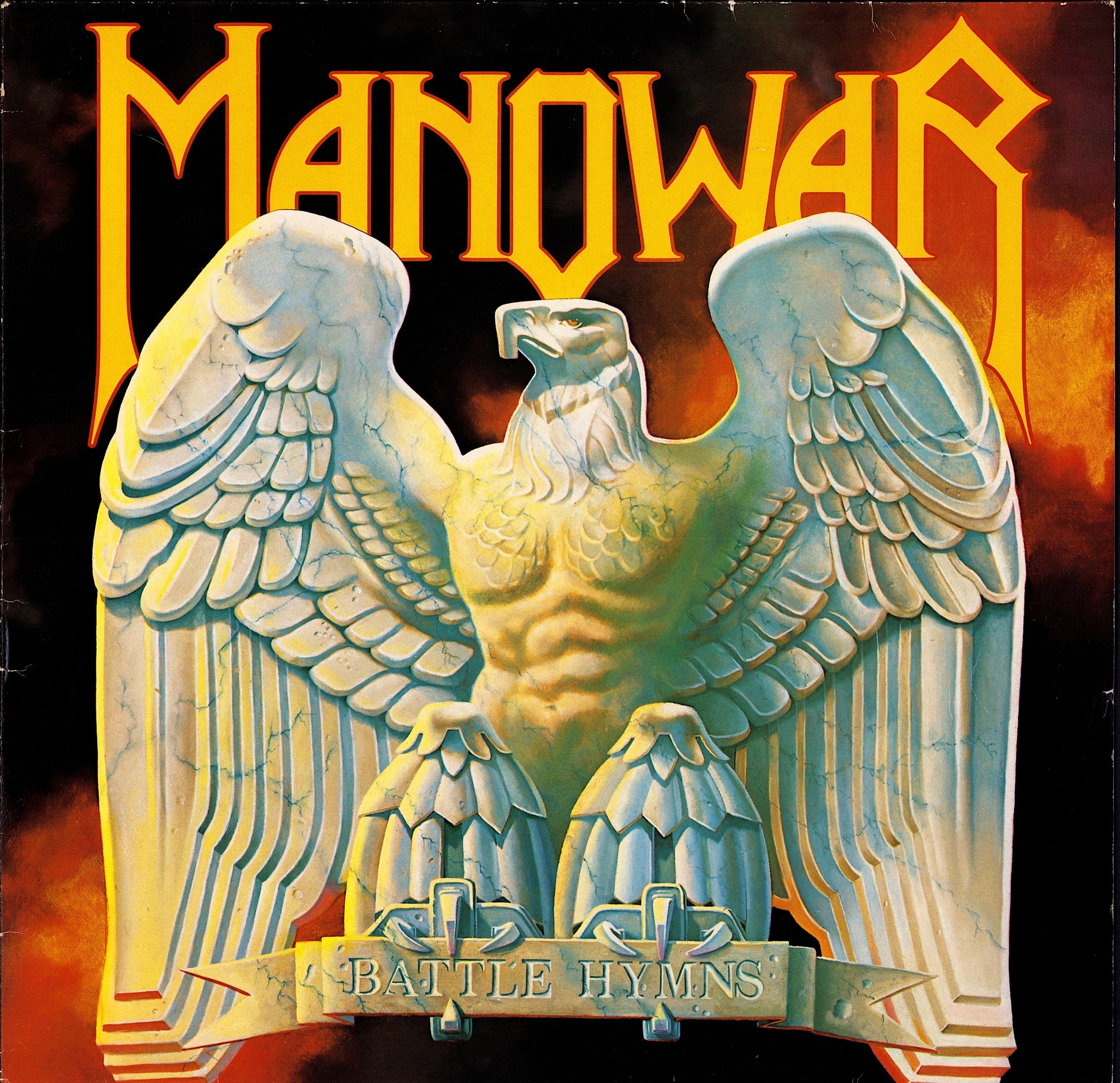 Manowar - Fighting The World Vinyl LP | EU Original | 1987 Kopie