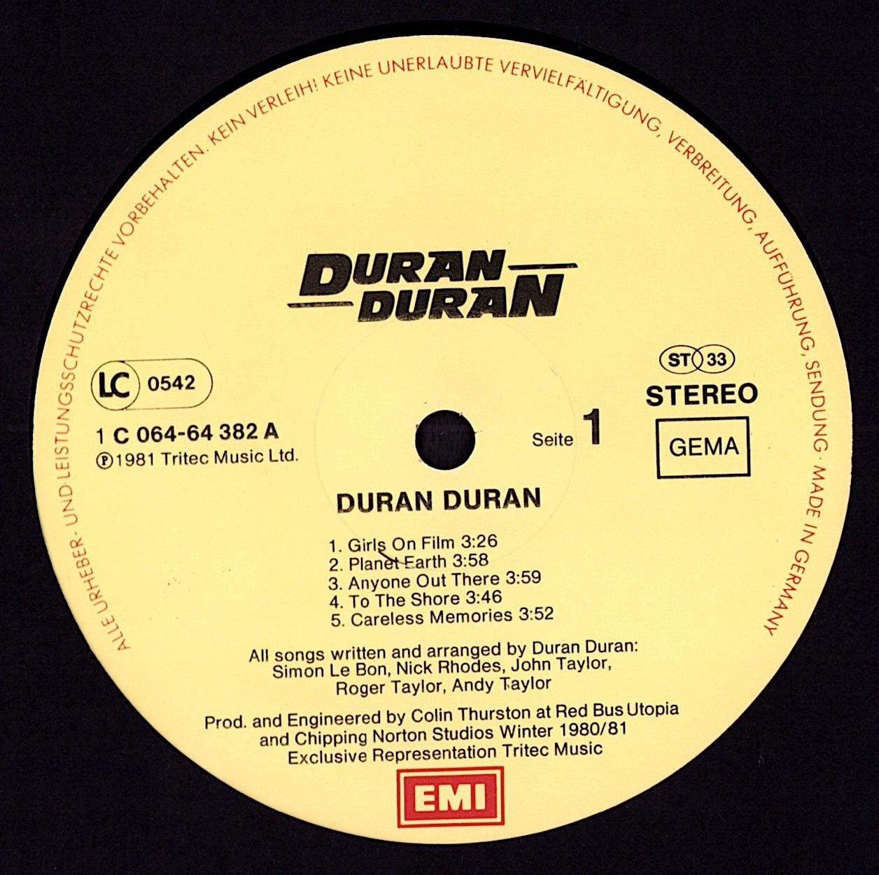 Duran Duran - Duran Duran (Vinyl LP | DE Original | 1981)