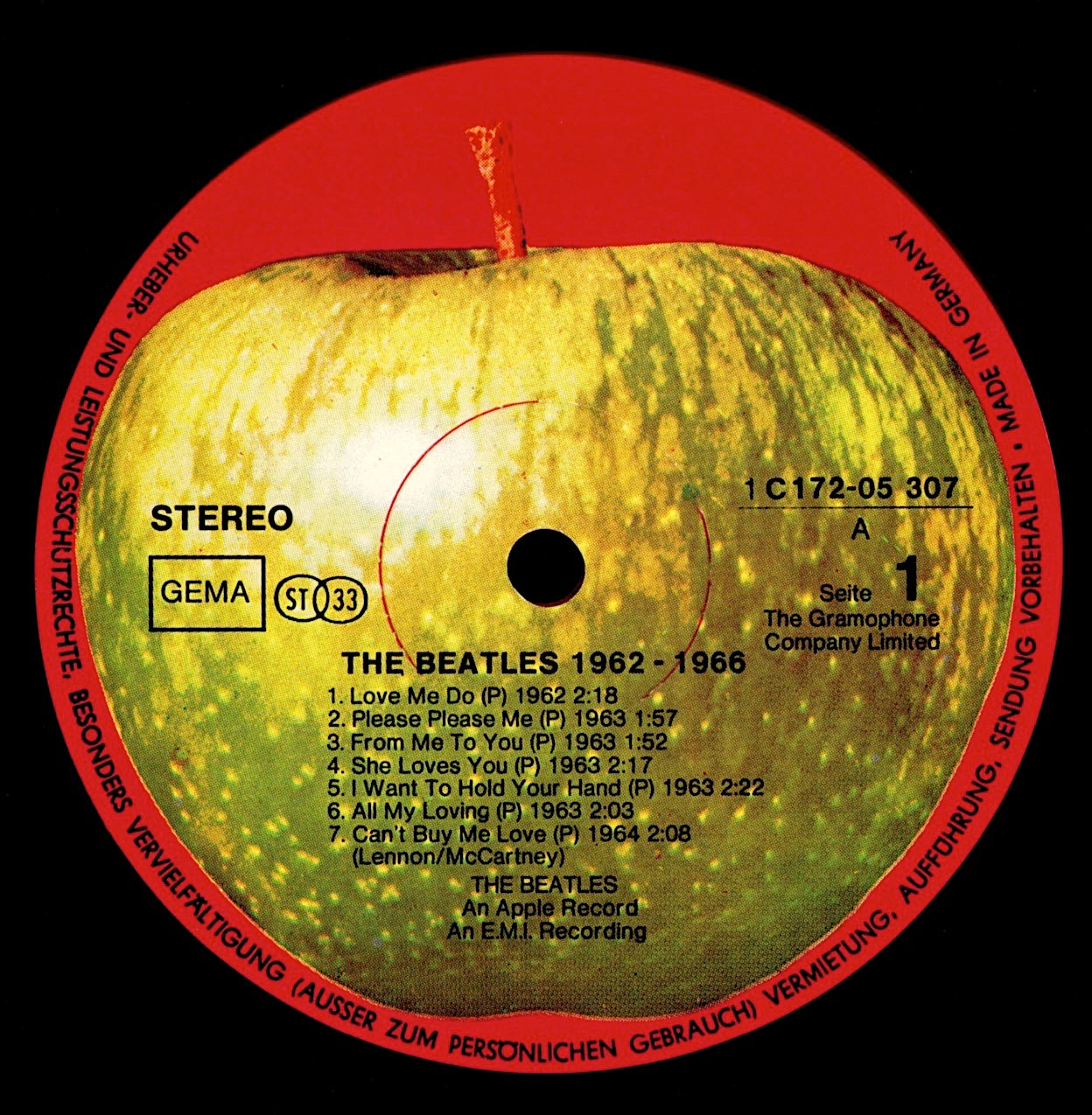 The Beatles - 1962-1966 "Red Album" (Vinyl 2LP | DE Reissue | 1978)