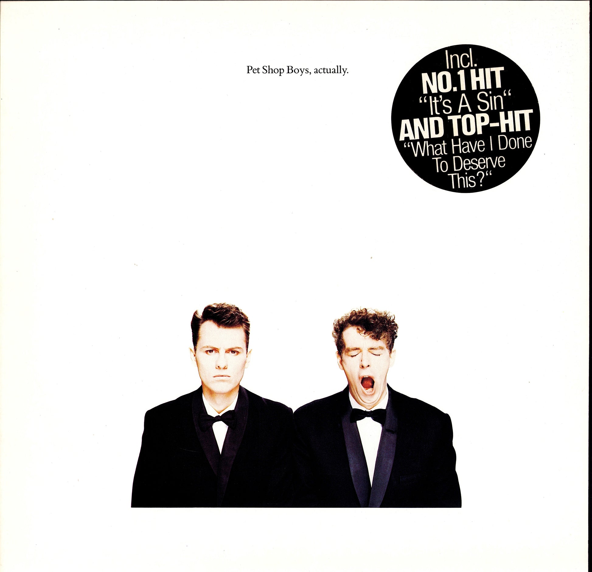 Pet Shop Boys - Actually Vinyl LP | EU Original | 1987 Kopie