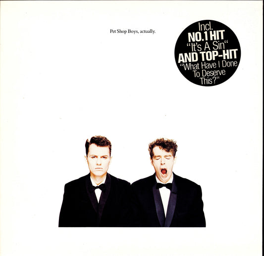 Pet Shop Boys - Actually Vinyl LP | EU Original | 1987 Kopie