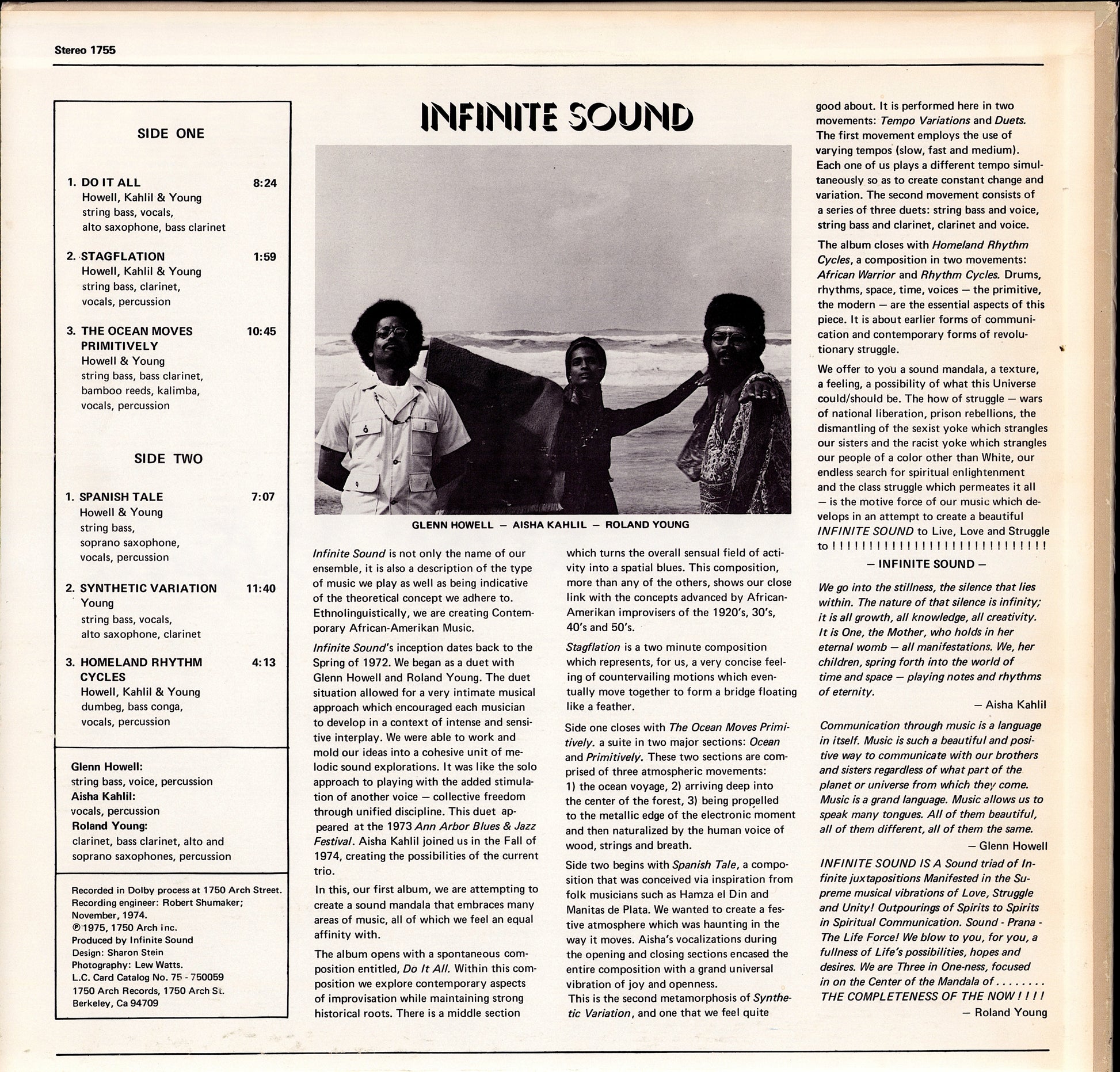 Infinite Sound – Contemporary African-Amerikan Music Vinyl LP