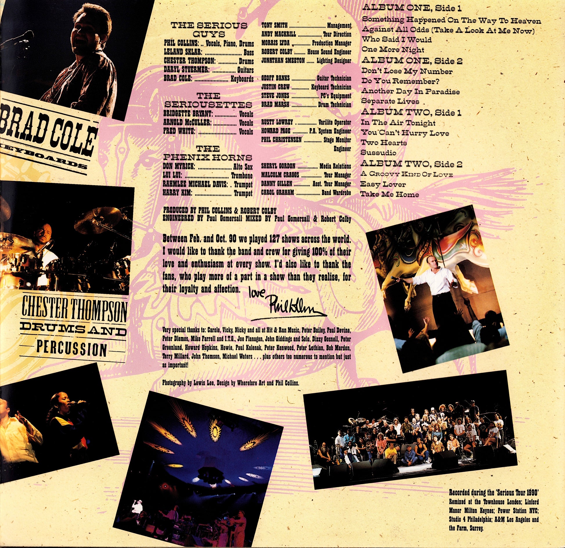 Phil Collins – Serious Hits...Live! Vinyl 2LP