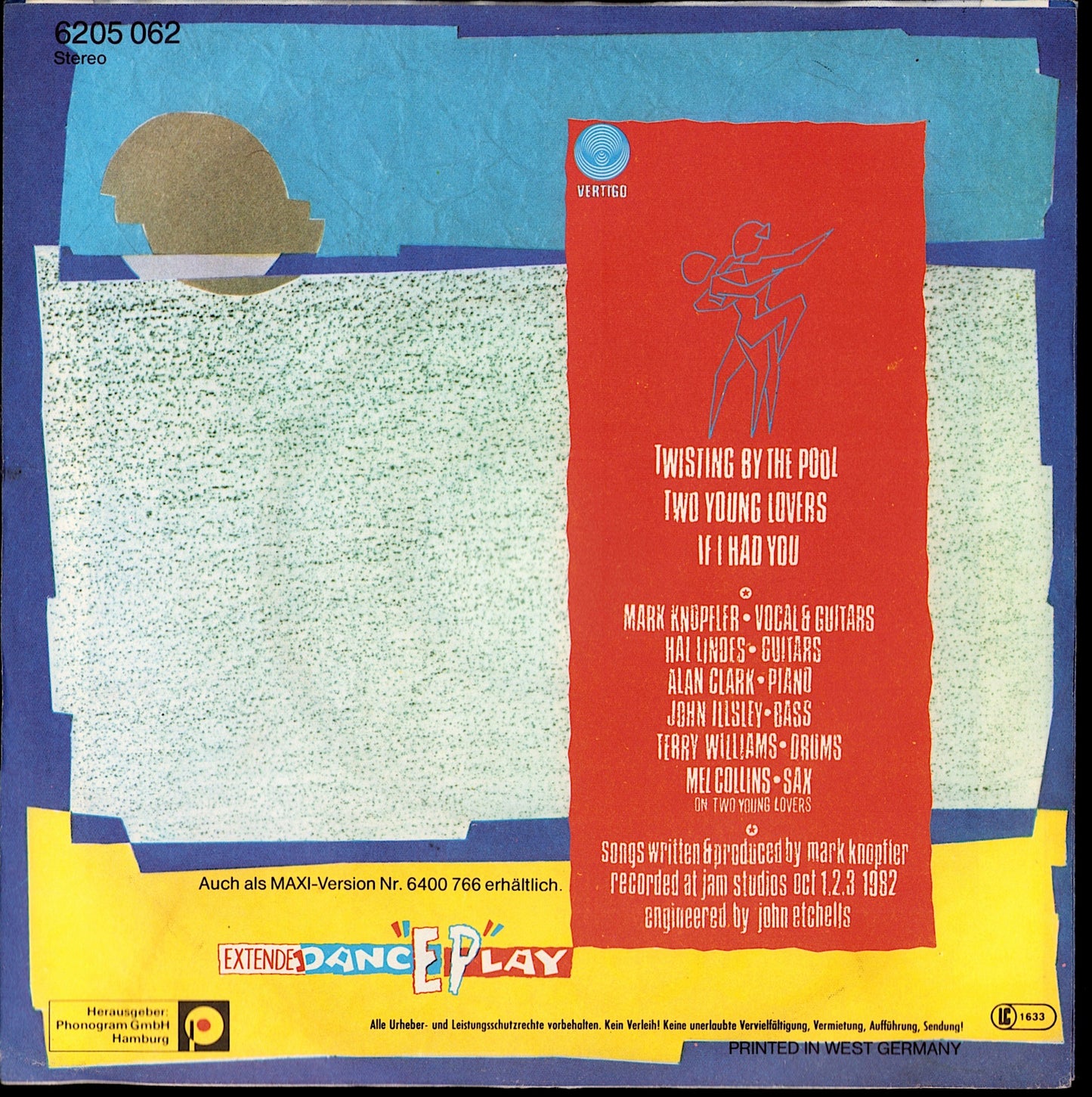 Dire Straits - ExtendeDancEPlay Vinyl 7" EP | DE Original | 1983