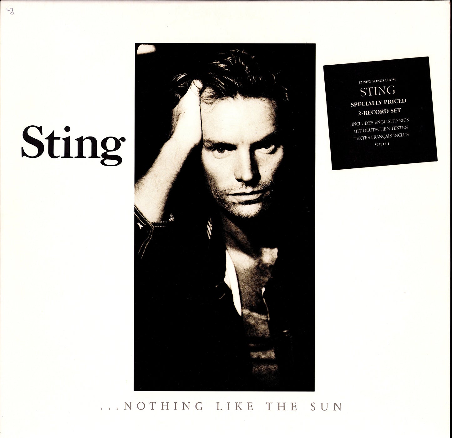 Sting ‎- ...Nothing Like The Sun (Vinyl 2LP) + Poster