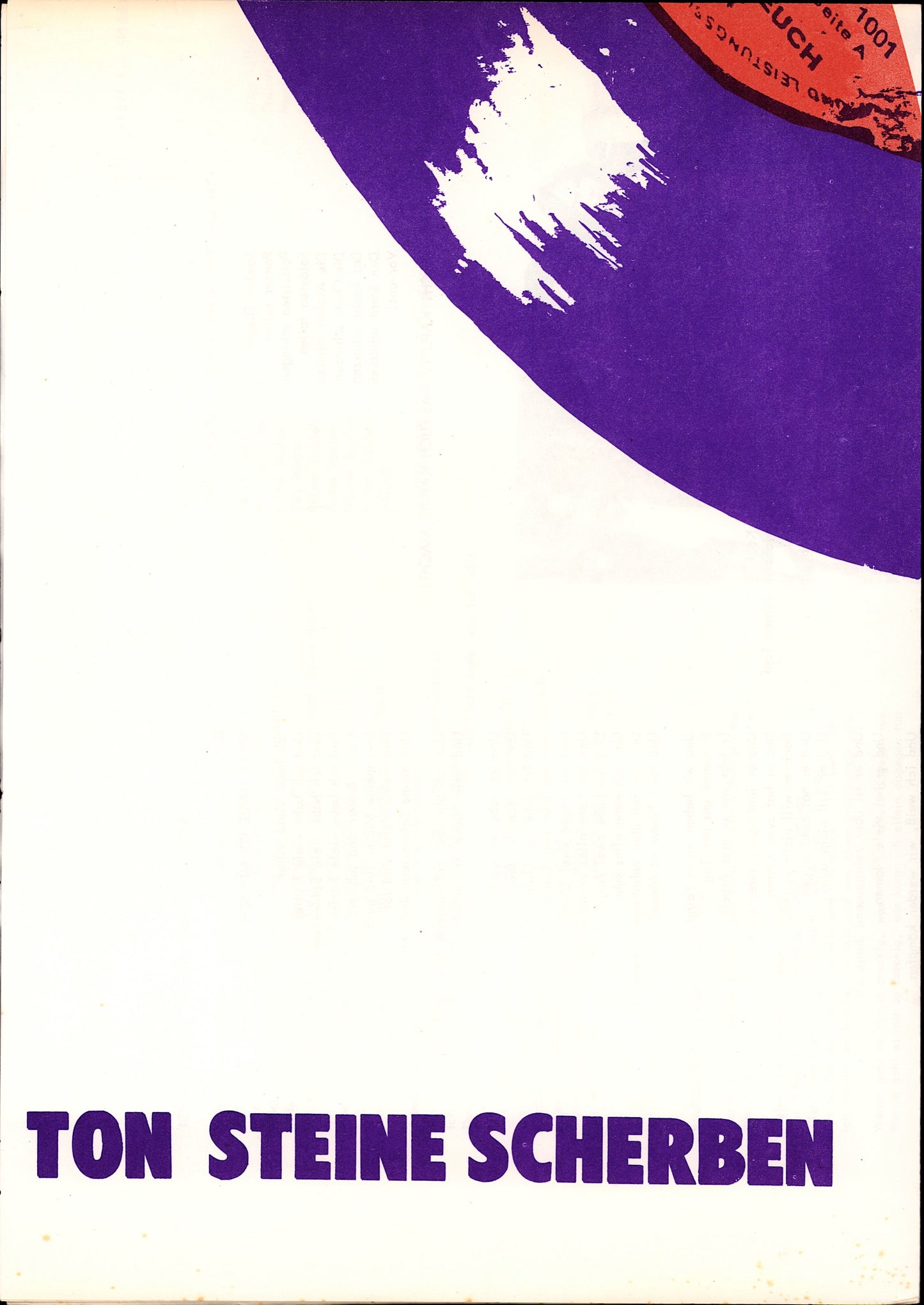 Ton Steine Scherben – Warum Geht Es Mir So Dreckig? Vinyl LP