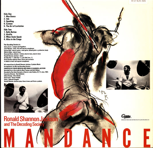 Ronald Shannon Jackson And The Decoding Society – Mandance (Vinyl LP)