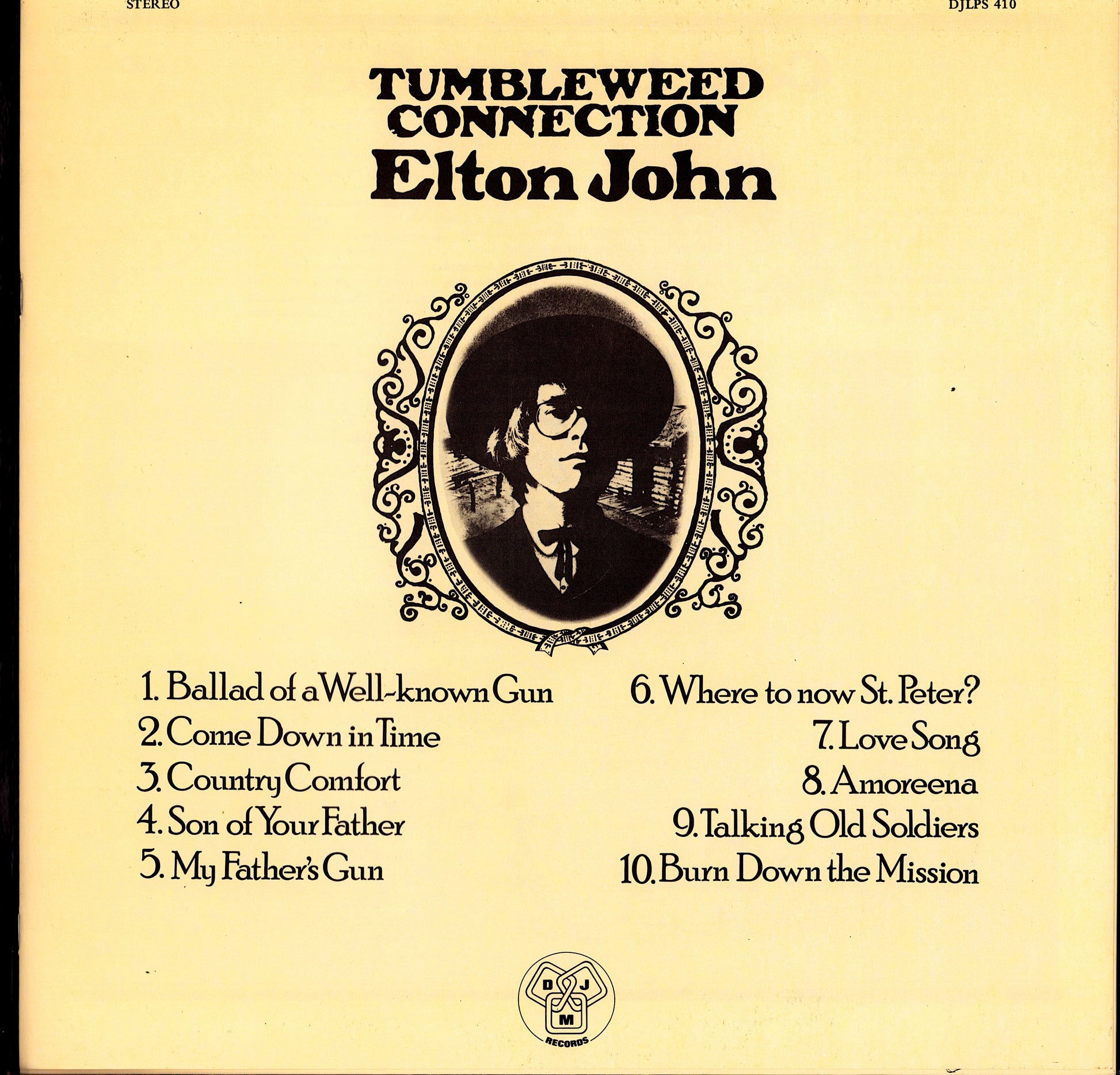 Elton John ‎– Captain Fantastic And The Brown Dirt Cowboy Vinyl LP Kopie Kopie