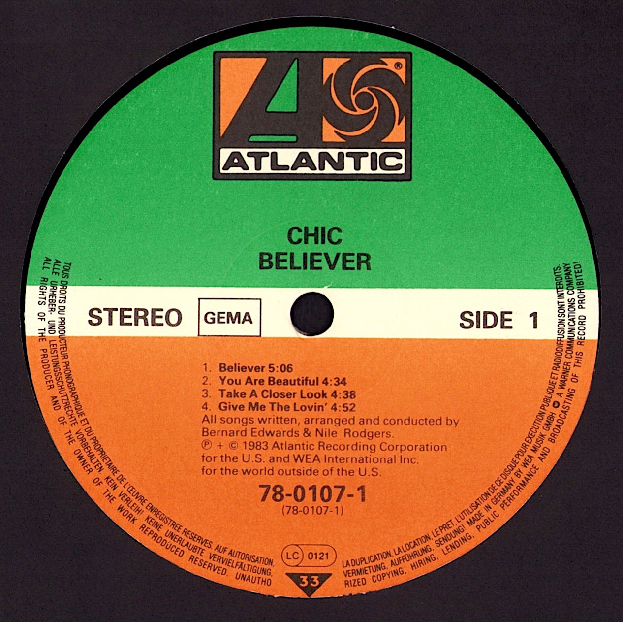 Chic – Believer Vinyl LP