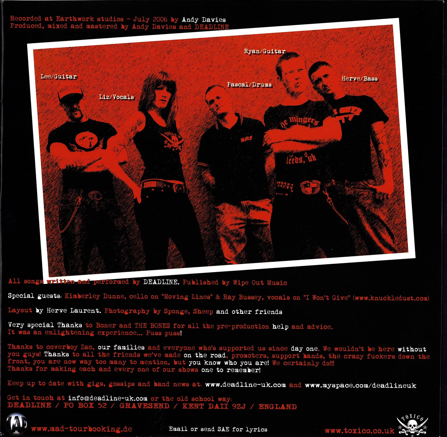 Deadline - Take A Good Look Vinyl LP