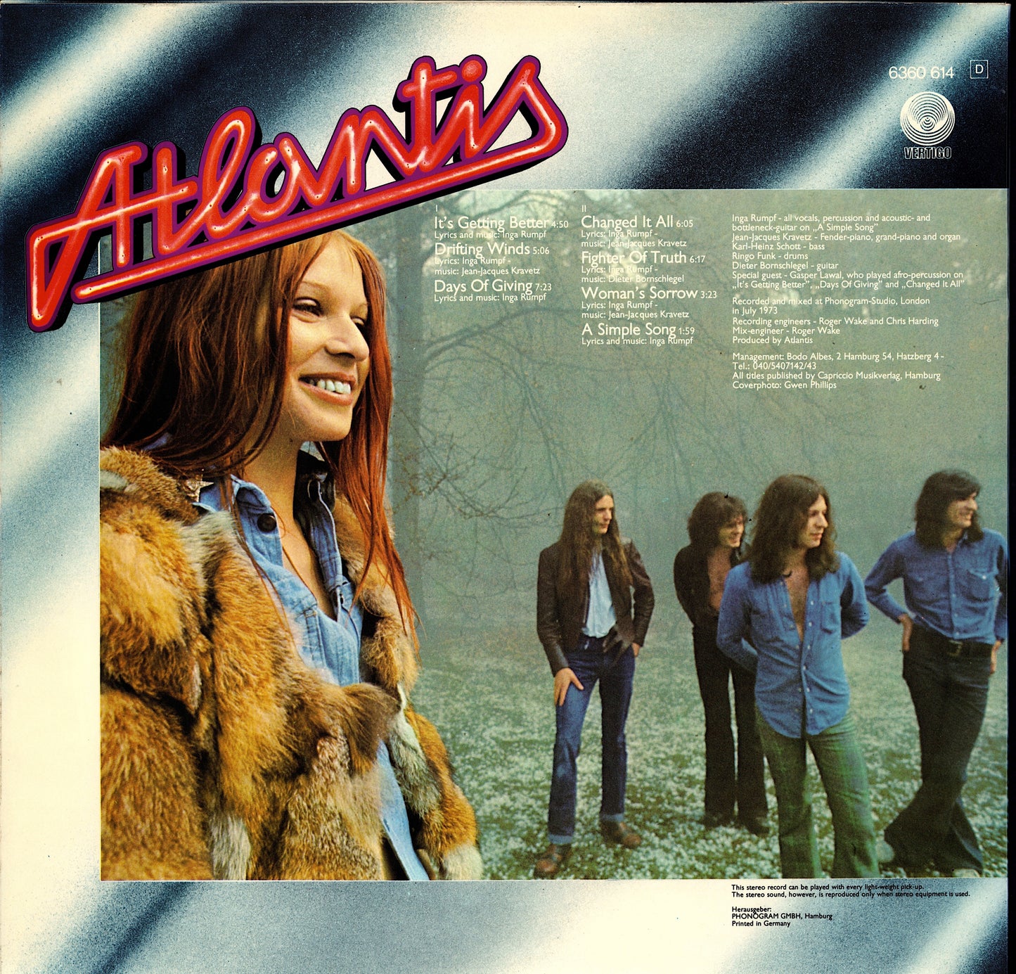 Atlantis - It's Getting Better (Vinyl LP | DE Reissue | 1974)