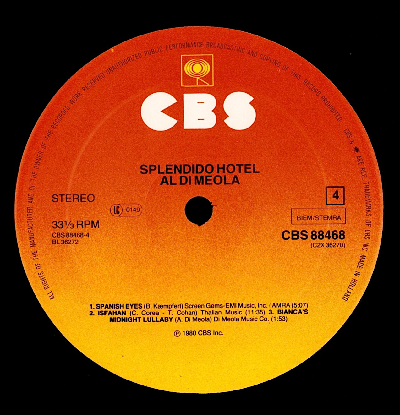 Al Di Meola - Splendido Hotel Vinyl 2LP Kopie