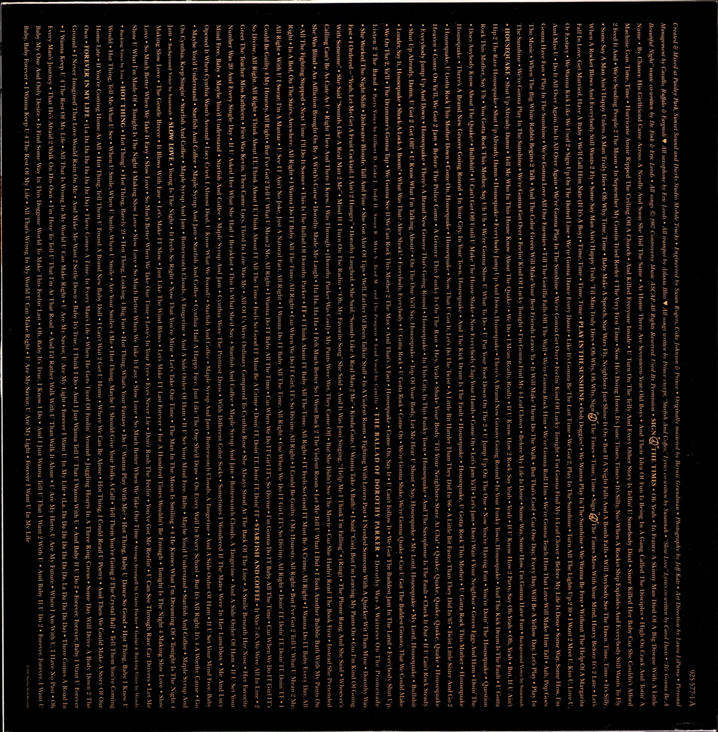 Prince And The Revolution - Sign "O" The Times Vinyl 2LP