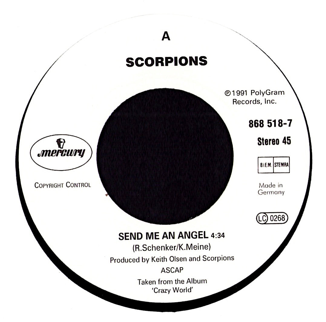 Scorpions – Send Me An Angel 7" Vinyl Single