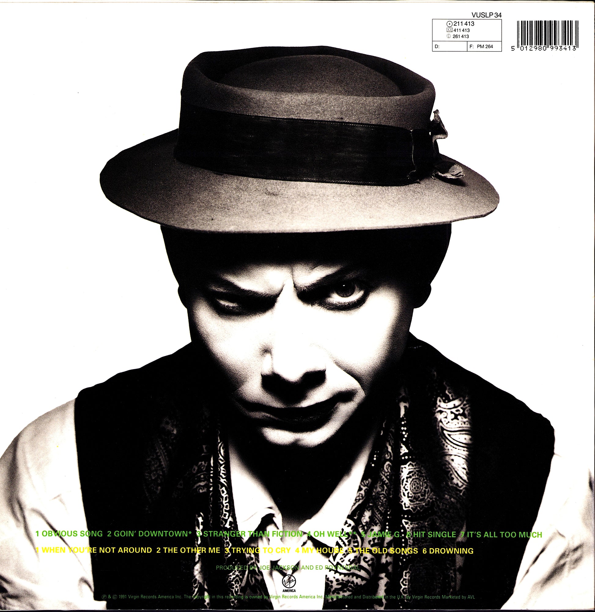 Joe Jackson ‎– Laughter & Lust Vinyl LP