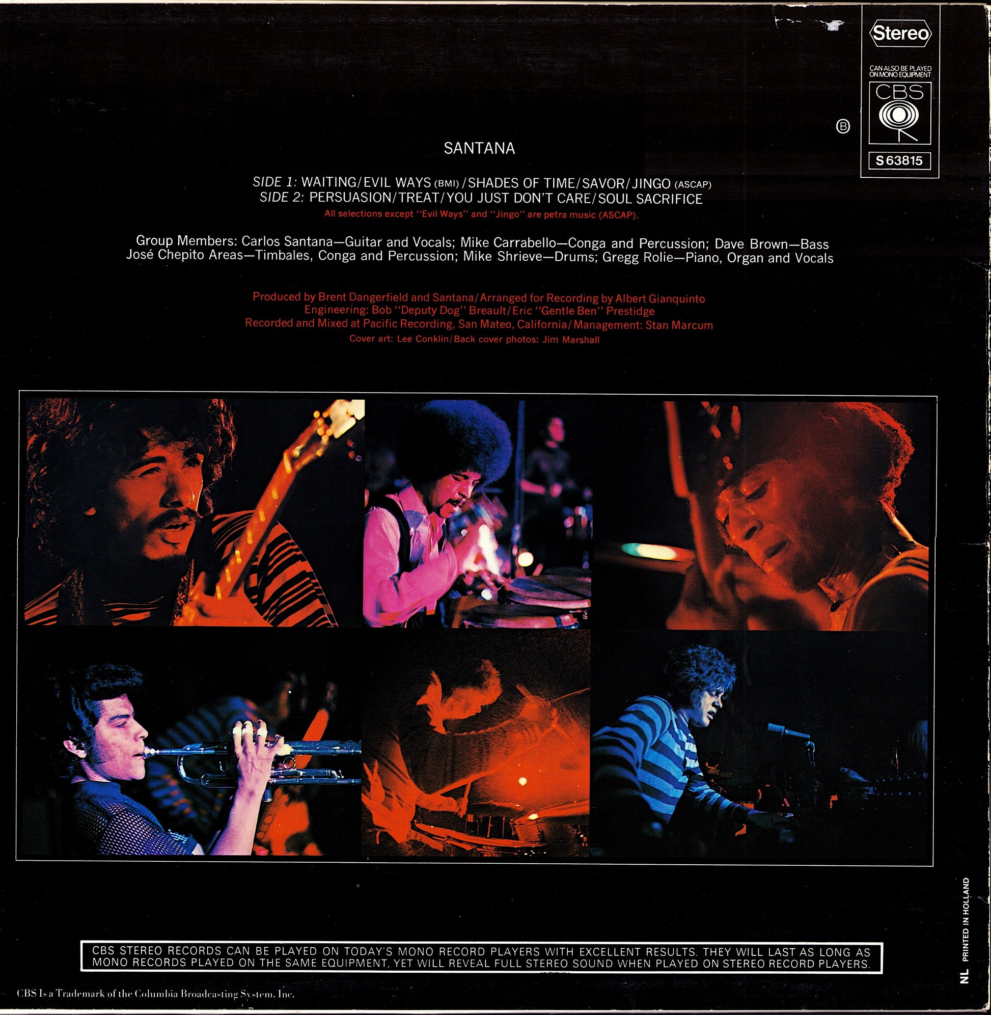 Santana ‎- Santana Vinyl LP