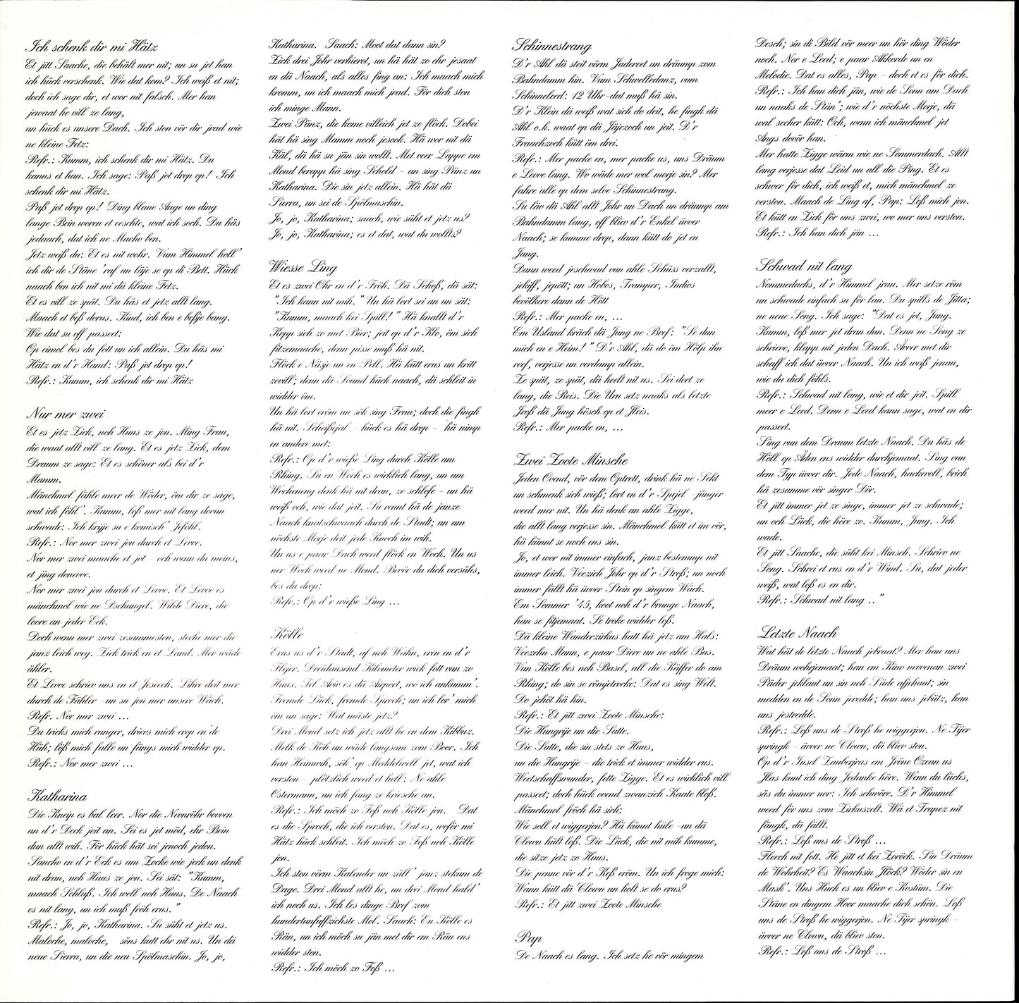 Udo Lindenberg - Panische Zeiten Vinyl LP Kopie Kopie