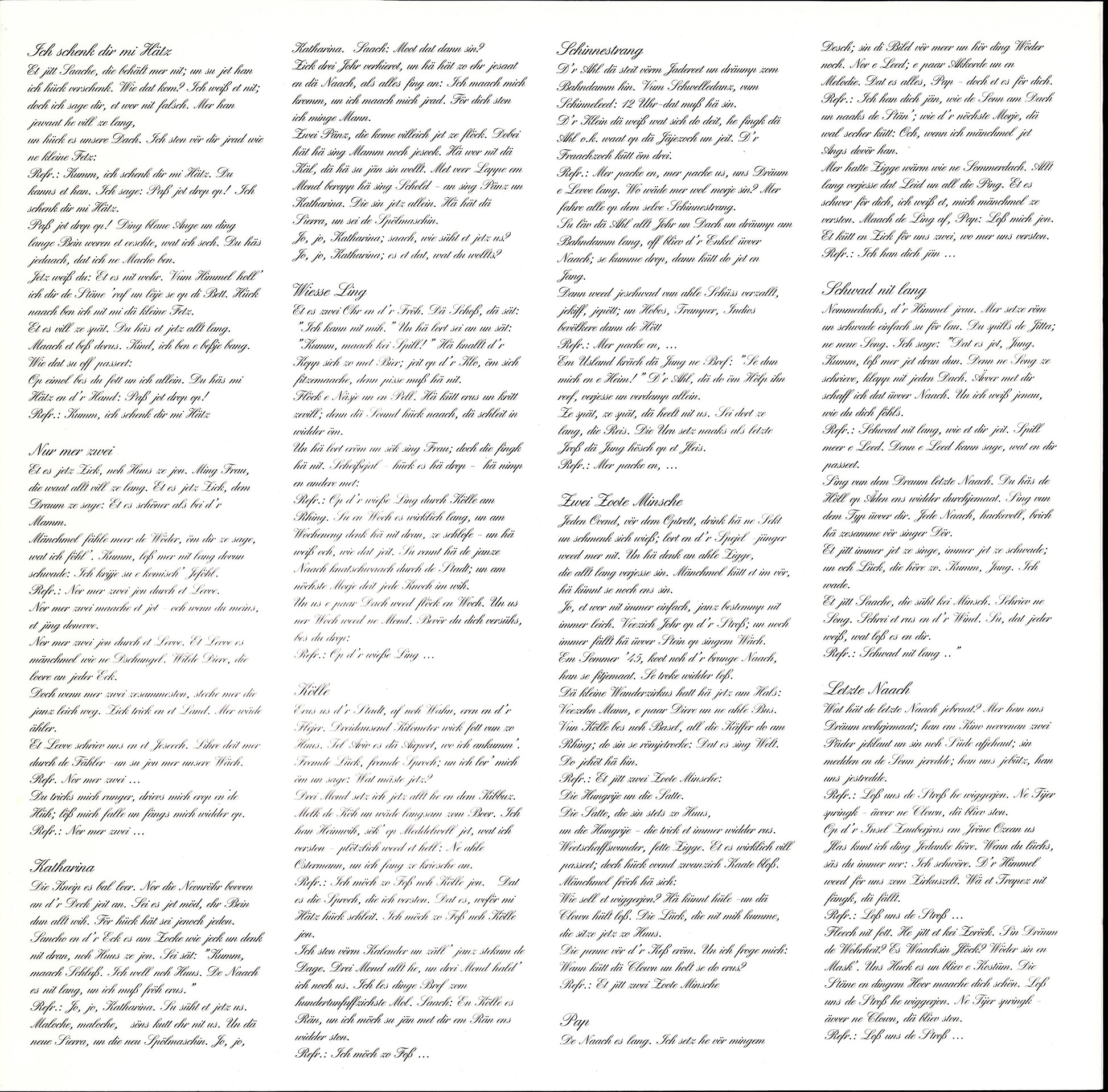 Udo Lindenberg - Panische Zeiten Vinyl LP Kopie Kopie