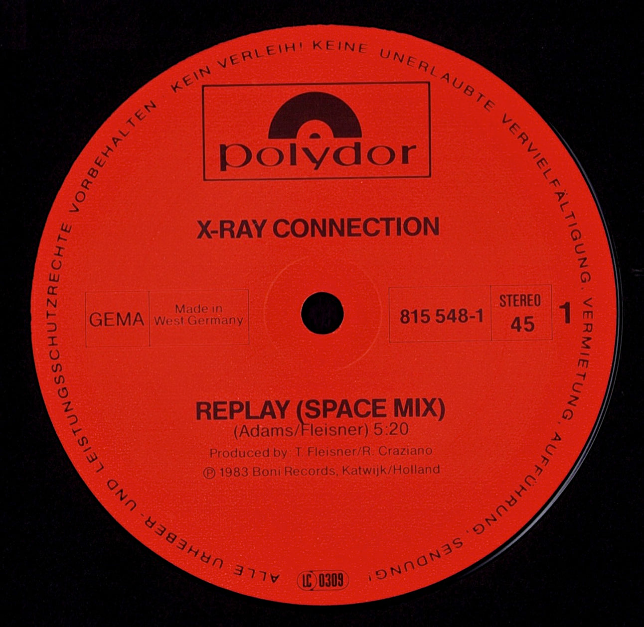 X Ray Connection - Connection Vinyl 12" Maxi-Single