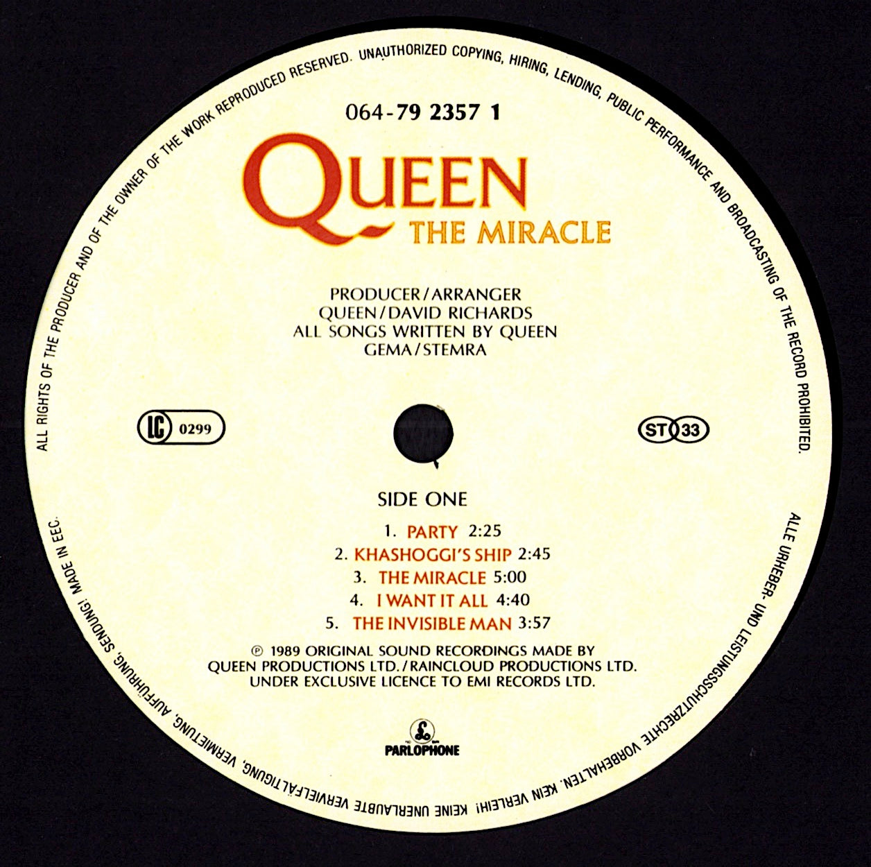 Queen - The Miracle (Vinyl LP | EU Original | 1989)