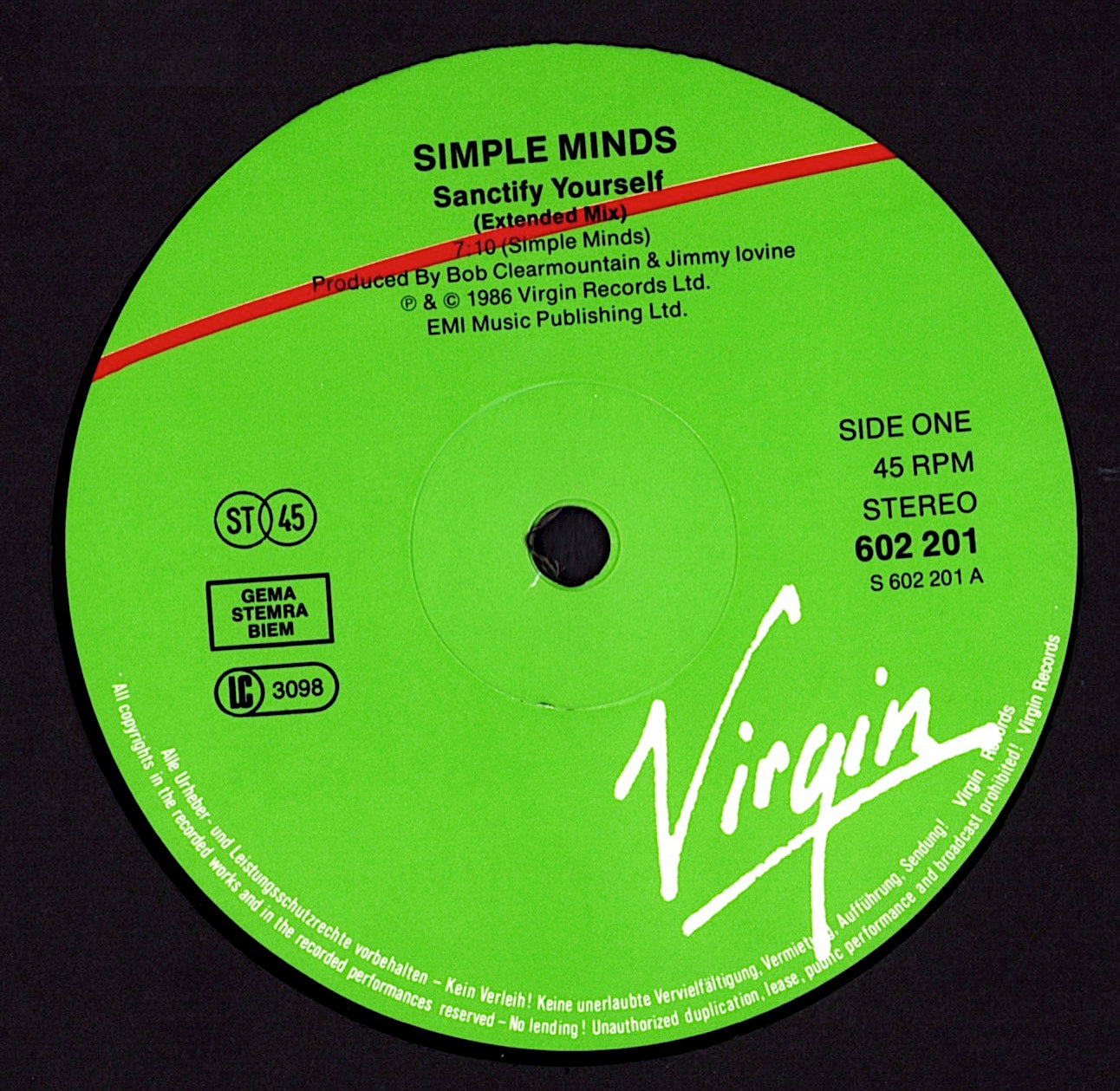 Simple Minds - This Is Your Land Vinyl 12" Maxi-Single